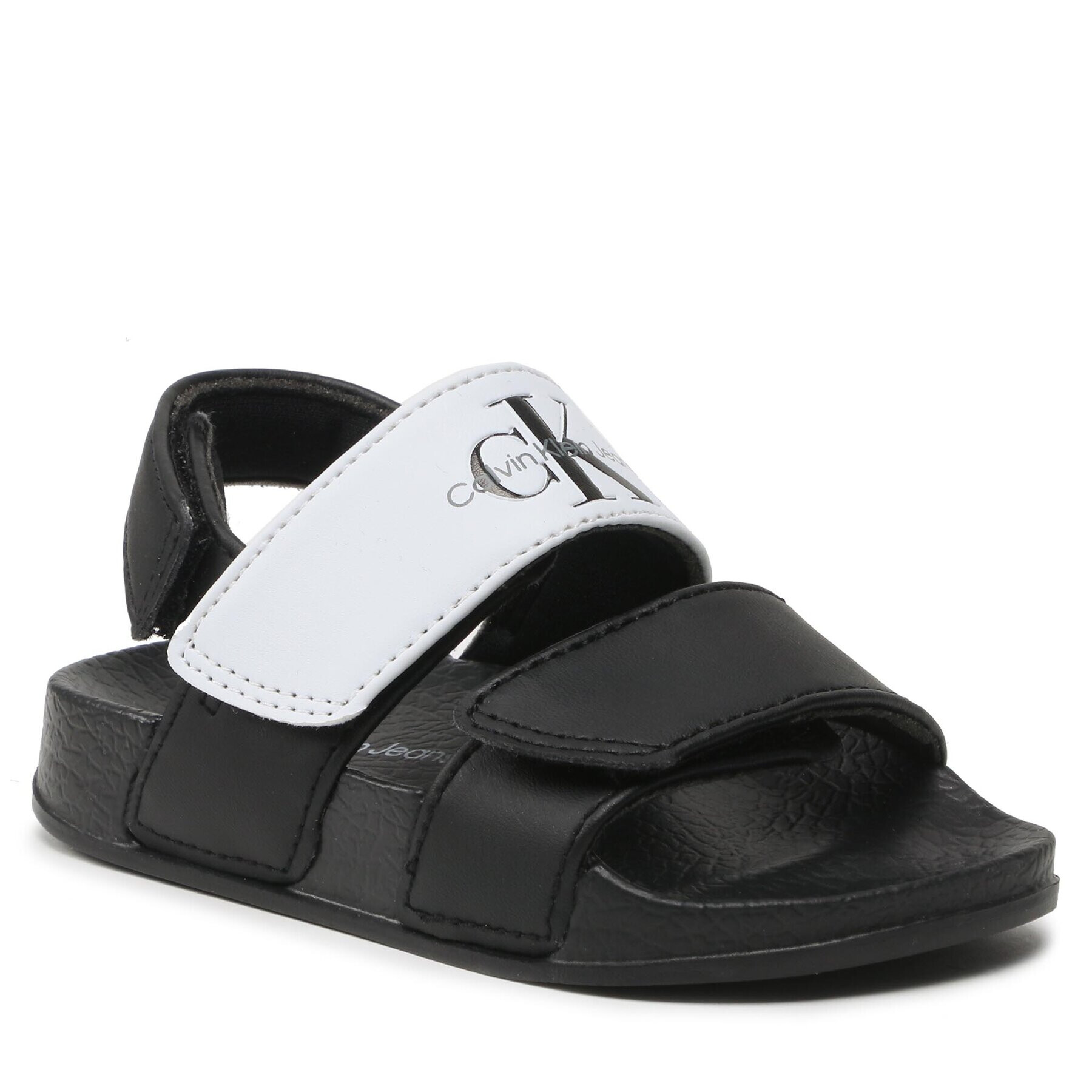 Calvin Klein Jeans Szandál Velcro Sandal V1B2-80627-1172 M Fekete - Pepit.hu