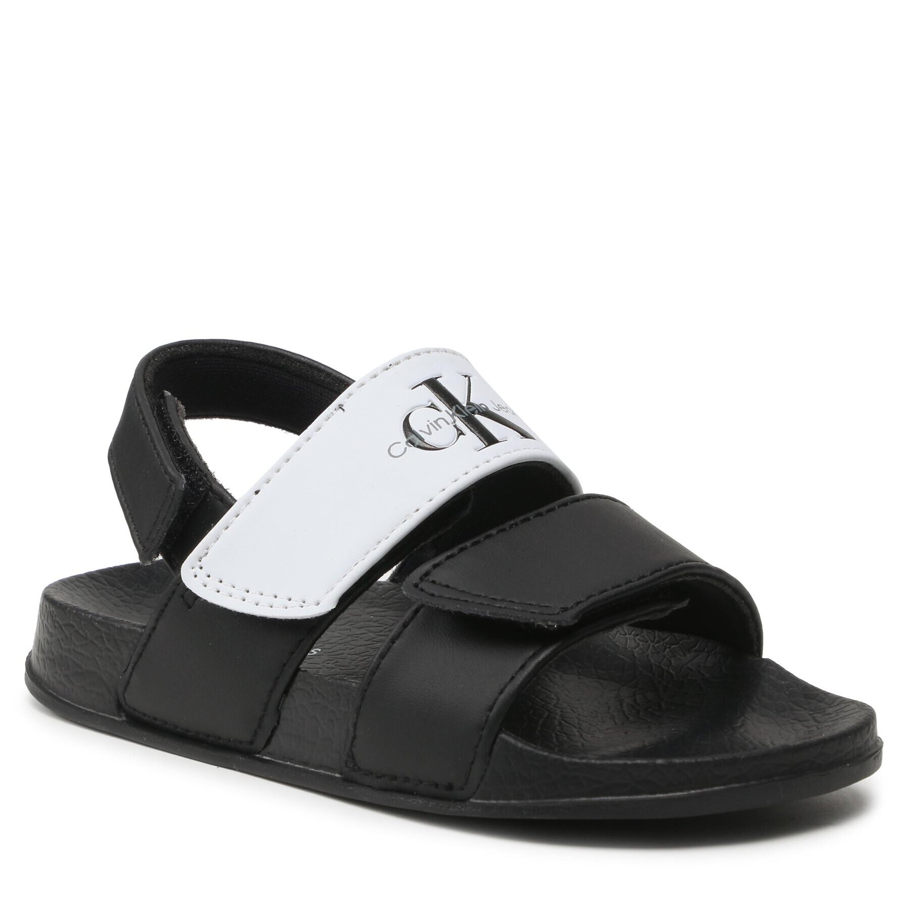 Calvin Klein Jeans Szandál Velcro Sandal V1B2-80627-1172 S Fekete - Pepit.hu