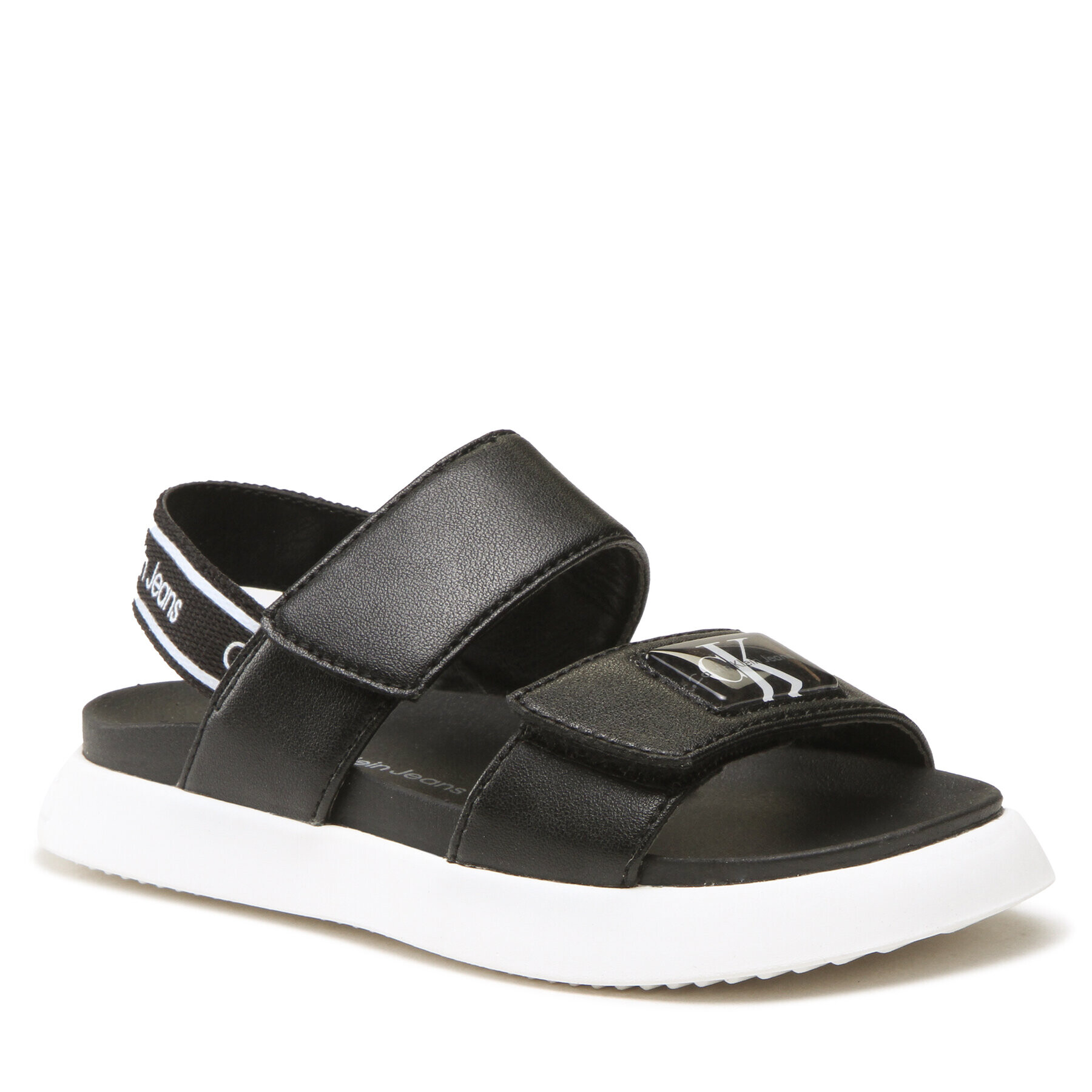 Calvin Klein Jeans Szandál Velcro Sandal V3A2-80508-1013 Fekete - Pepit.hu