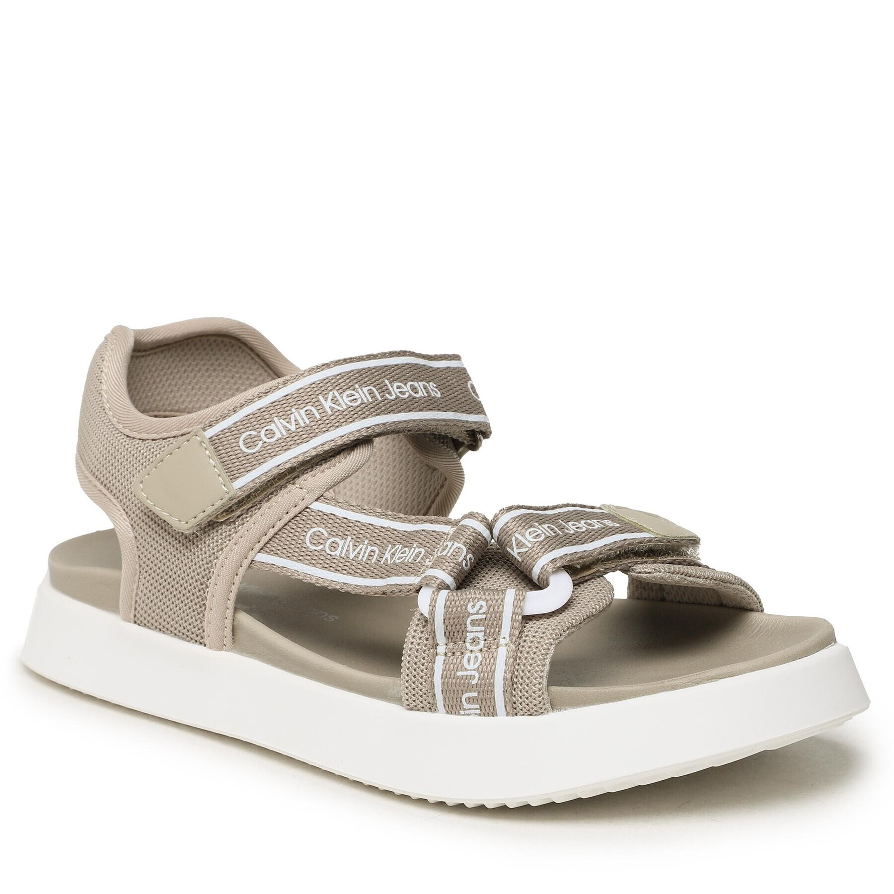 Calvin Klein Jeans Szandál Velcro Sandal V3B2-80619-0034 S Bézs - Pepit.hu