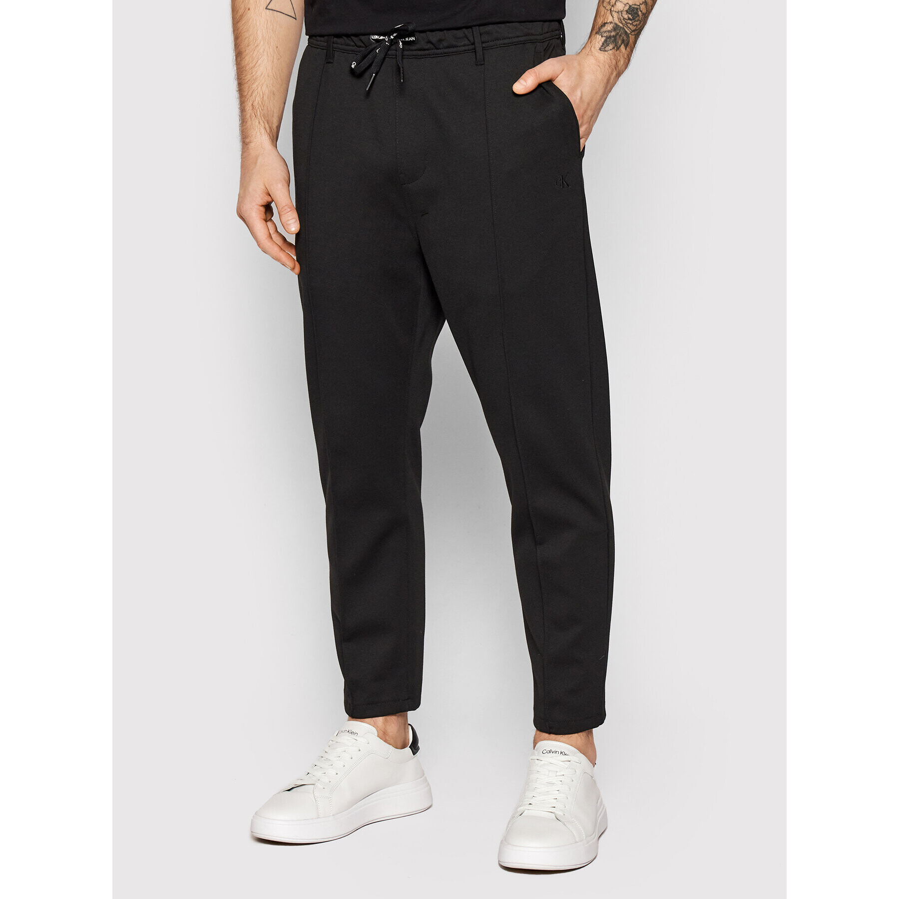 Calvin Klein Jeans Szövet nadrág J30J317347 Fekete Slim Fit - Pepit.hu