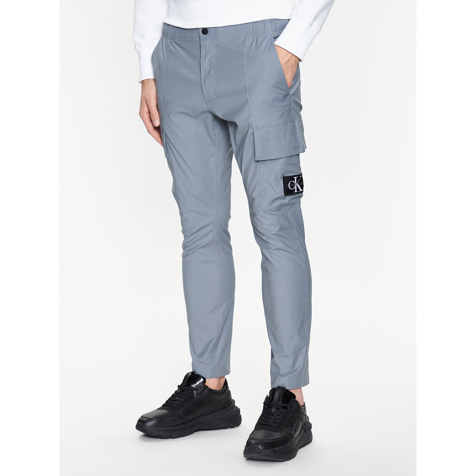 Calvin Klein Jeans Szövet nadrág J30J322922 Szürke Regular Fit - Pepit.hu