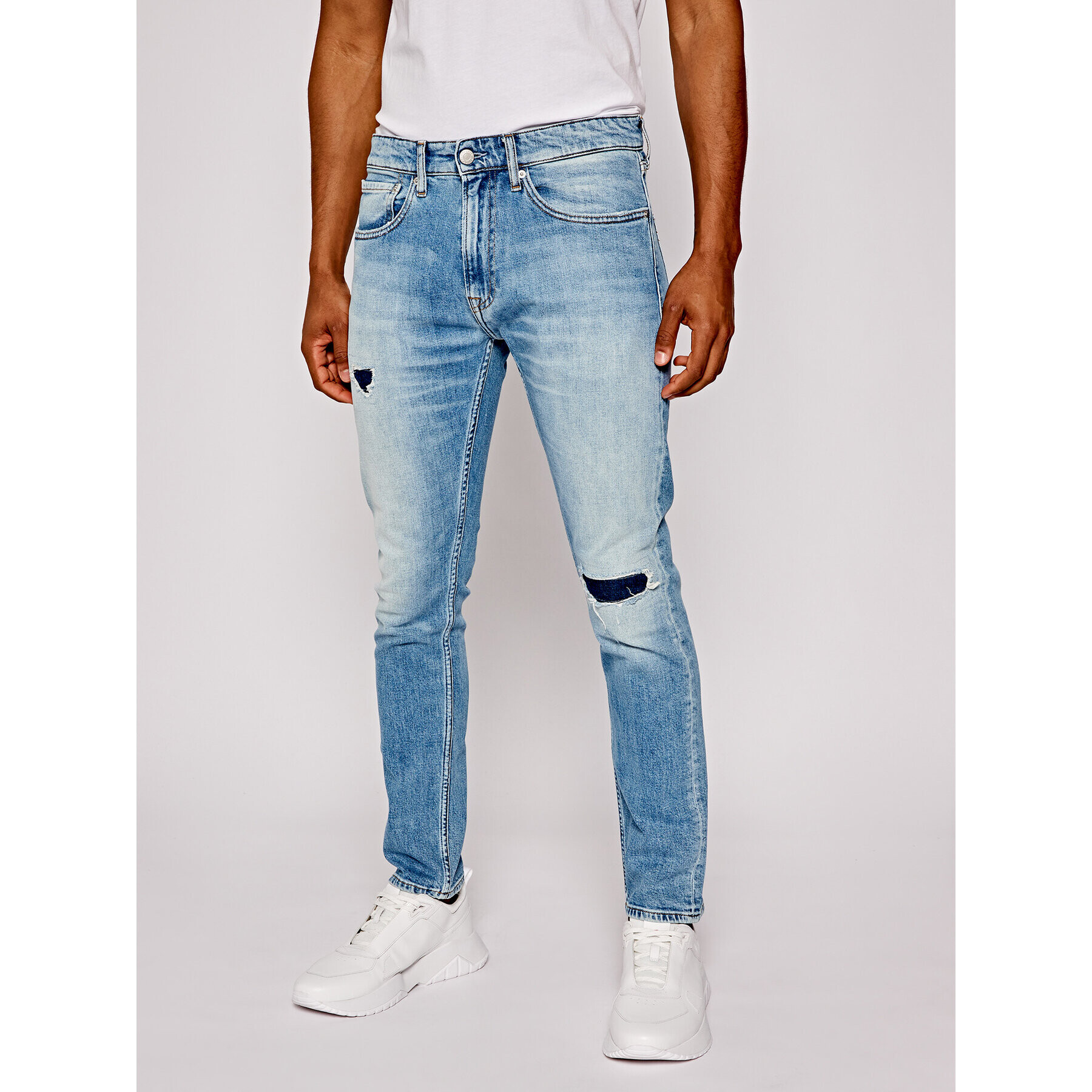 Calvin Klein Jeans Tapered Fit farmer J30J312371 Sötétkék Tapered - Pepit.hu