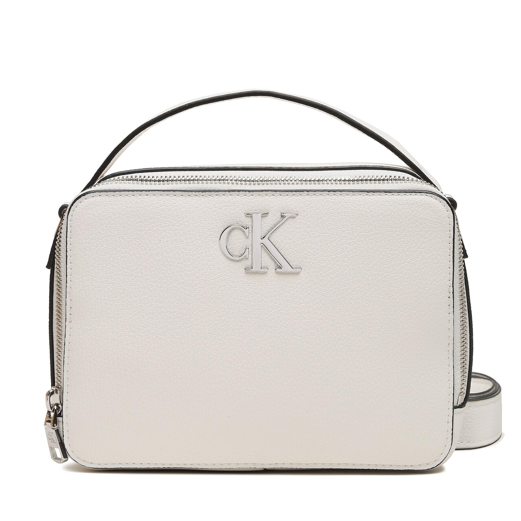 Calvin Klein Jeans Táska Minimal Monogram Camera 18 K60K610683 Fehér - Pepit.hu