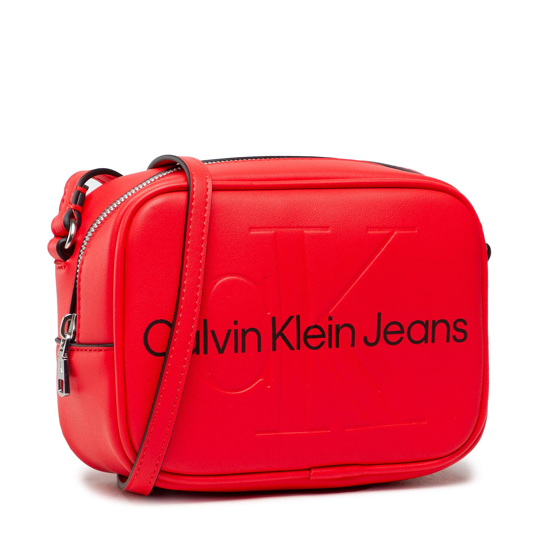 Calvin Klein Jeans Táska Sculpted Camera Bag Mono K60K609311 Piros - Pepit.hu