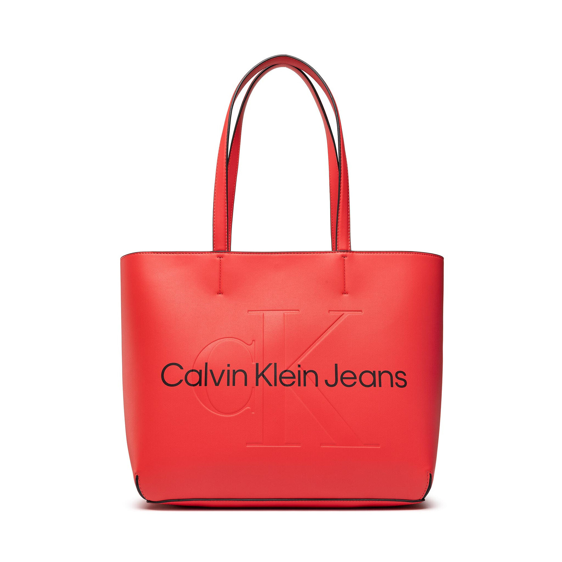 Calvin Klein Jeans Táska Sculpted Shopper29 Mono K60K609195 Piros - Pepit.hu