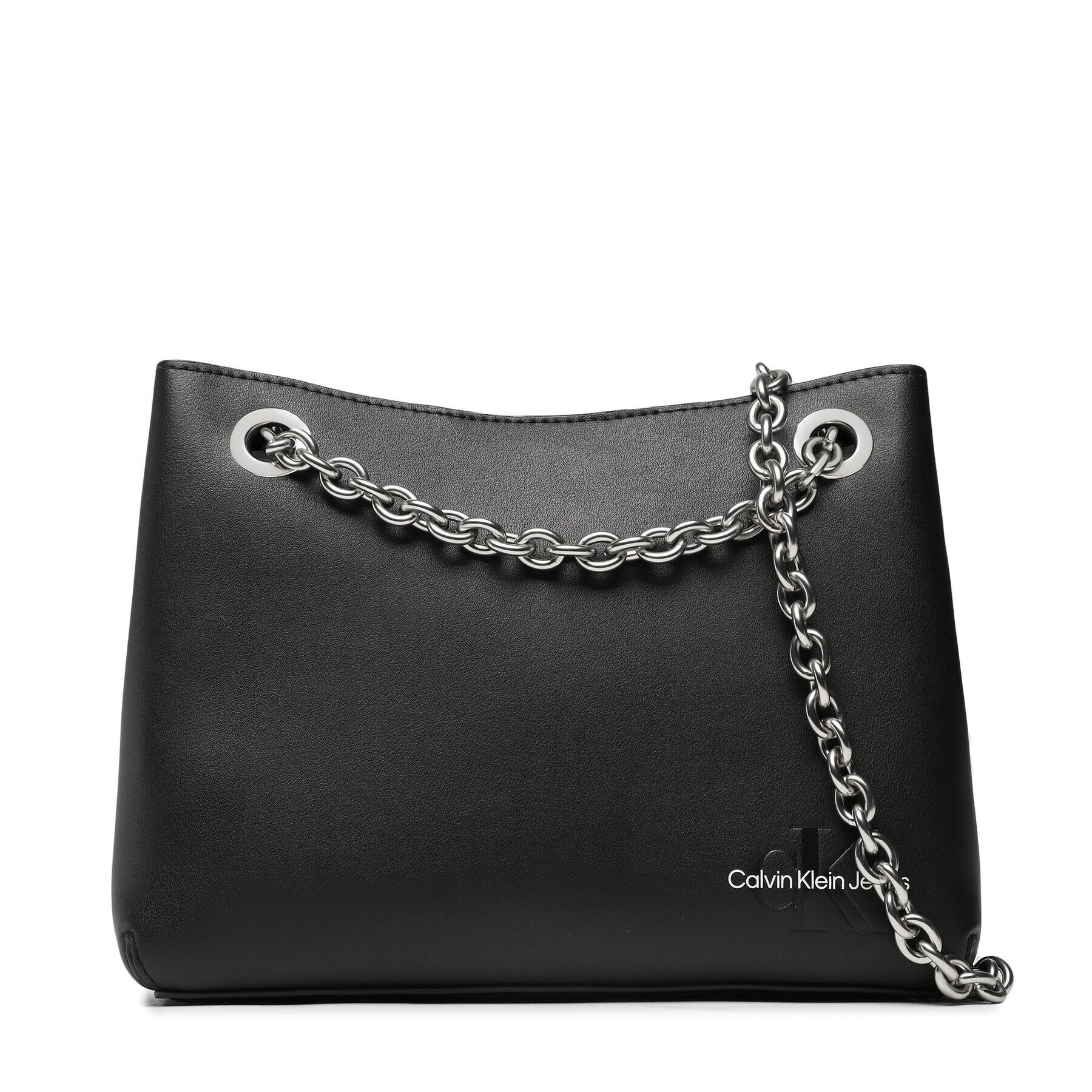 Calvin Klein Jeans Táska Sculpted Shoulder Bag W/Chain24 K60K610565 Fekete - Pepit.hu