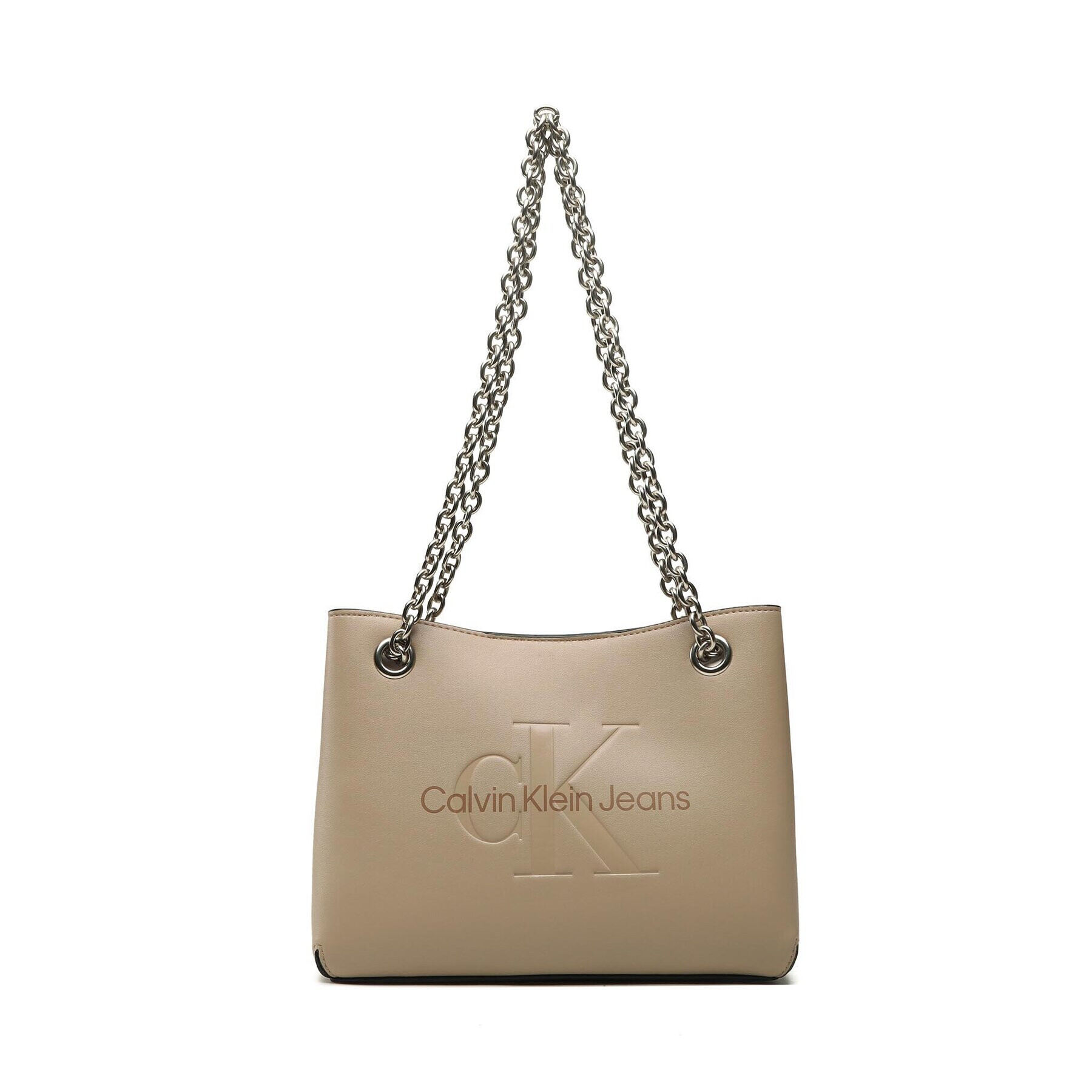 Calvin Klein Jeans Táska Sculpted Shoulder Bag24 Mono K60K607831 Bézs - Pepit.hu