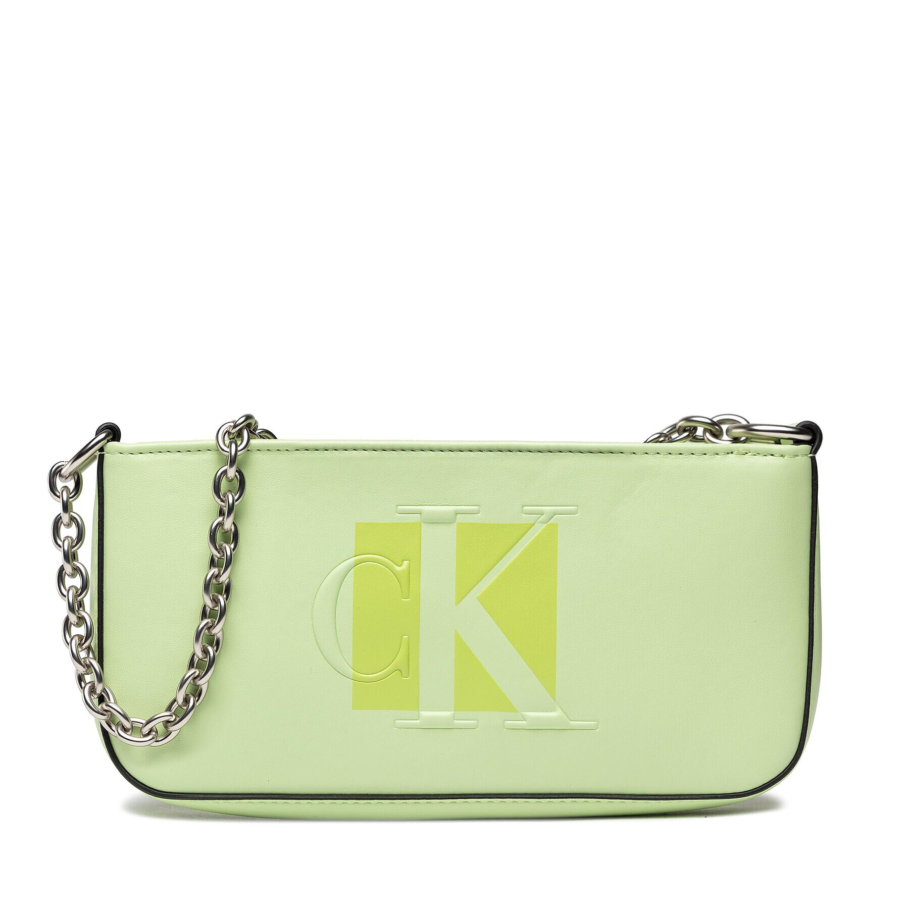 Calvin Klein Jeans Táska Sculpted Shoulder Pouch 25 Chain K60K609769 Zöld - Pepit.hu