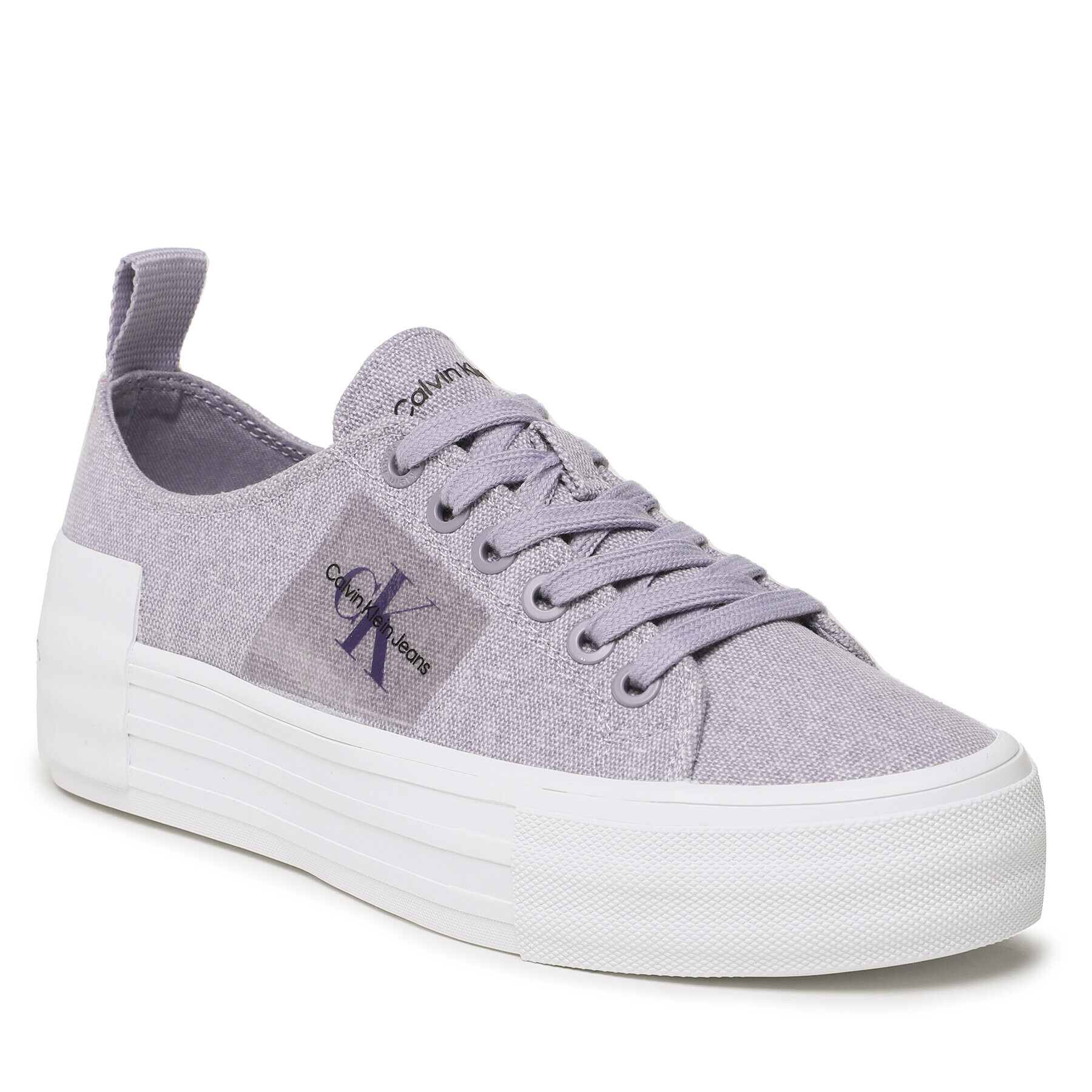 Calvin Klein Jeans Teniszcipő Bold Vulc Flatf Laceup Wn YW0YW01039 Lila - Pepit.hu