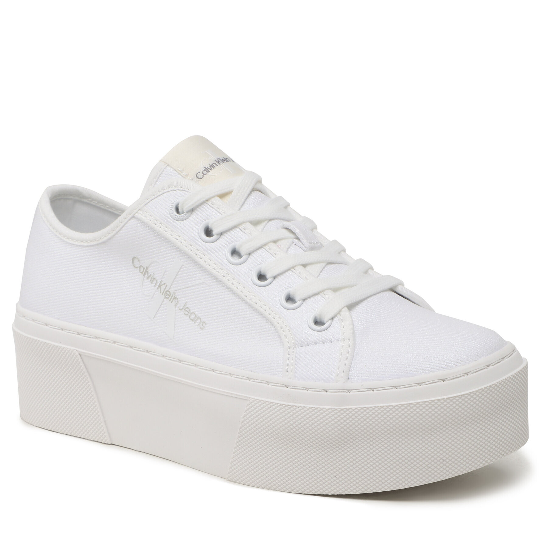 Calvin Klein Jeans Teniszcipő Cupsole Flatform Ny Preal Wn YW0YW01221 Fehér - Pepit.hu