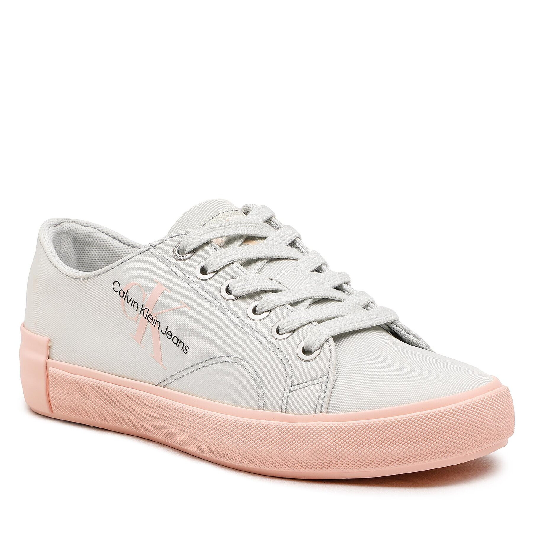 Calvin Klein Jeans Teniszcipő Ess Vulcanized Laceup Low Ny YW0YW00756 Szürke - Pepit.hu