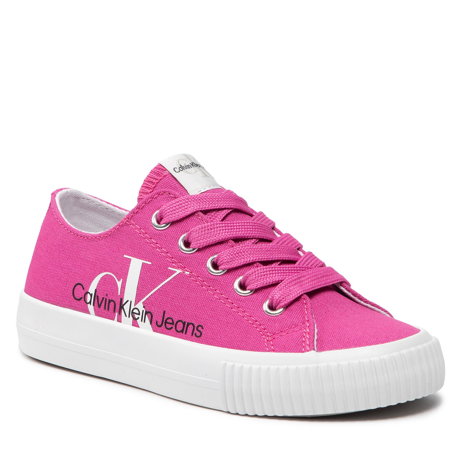 Calvin Klein Jeans Teniszcipő Low Cut Lace-Up Sneaker V3A9-80187-0890 Rózsaszín - Pepit.hu