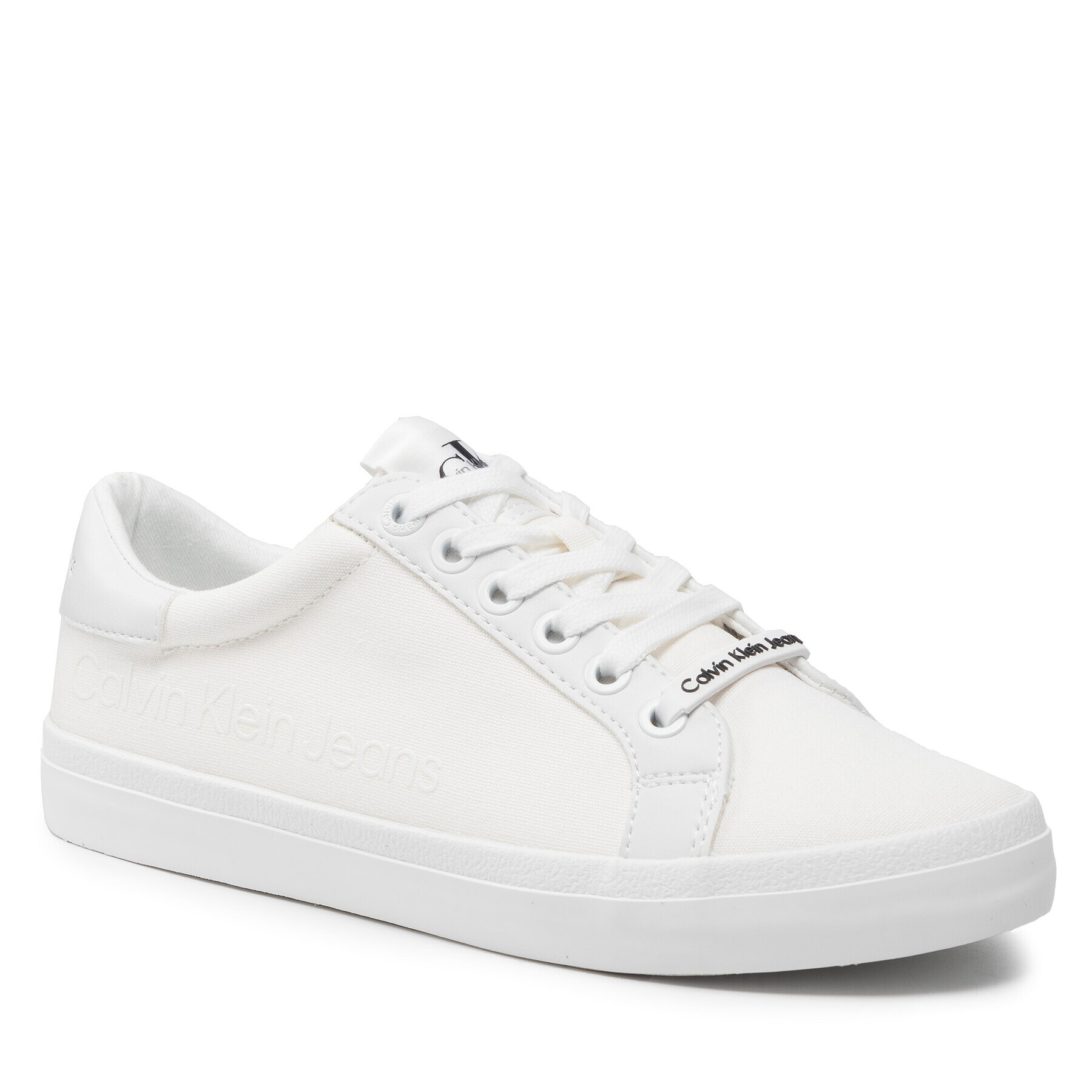 Calvin Klein Jeans Teniszcipő Low Profile Sneaker Laceup Co YW0YW00057 Fehér - Pepit.hu