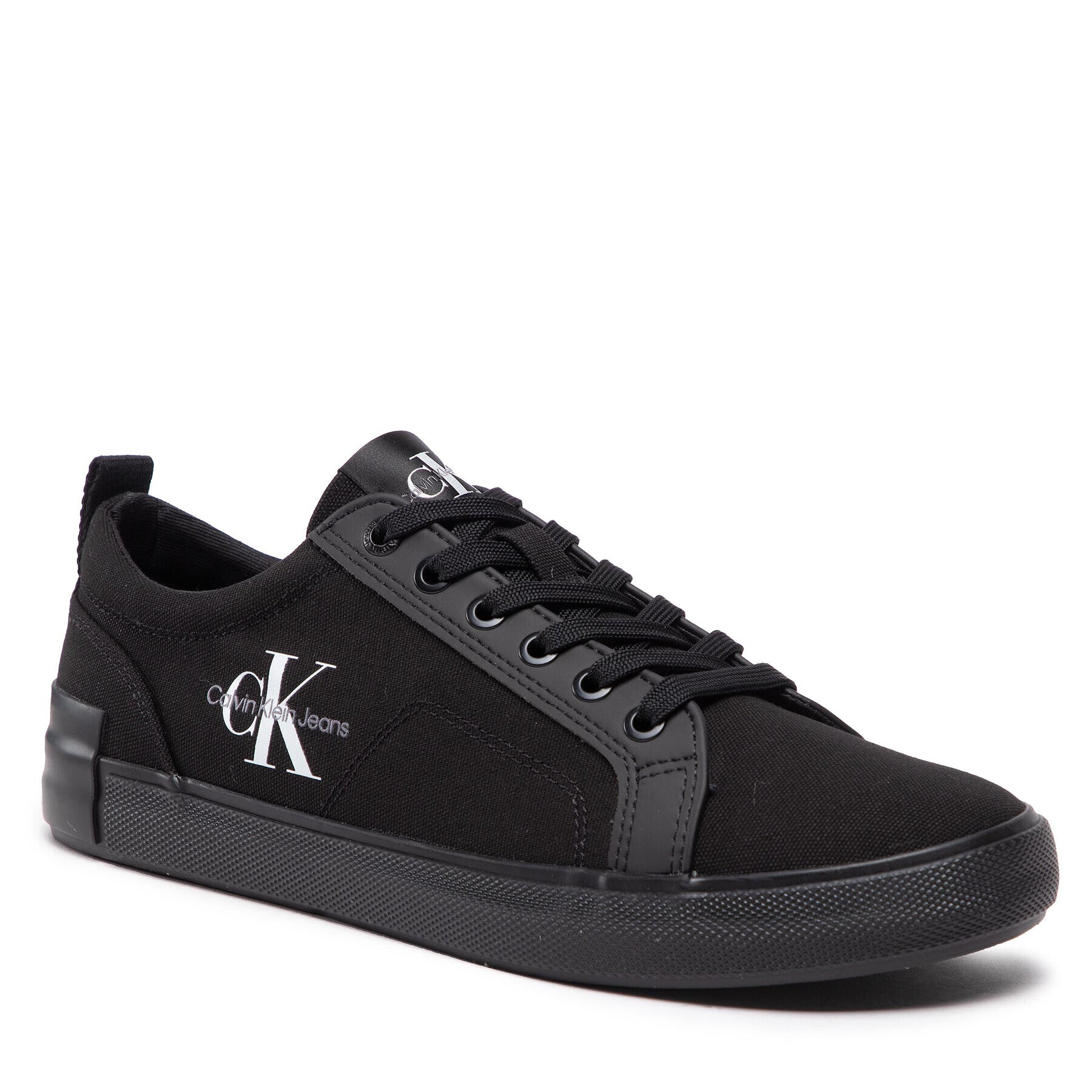 Calvin Klein Jeans Teniszcipő New Vulcanized Laceup Low Ess YM0YM00410 Fekete - Pepit.hu