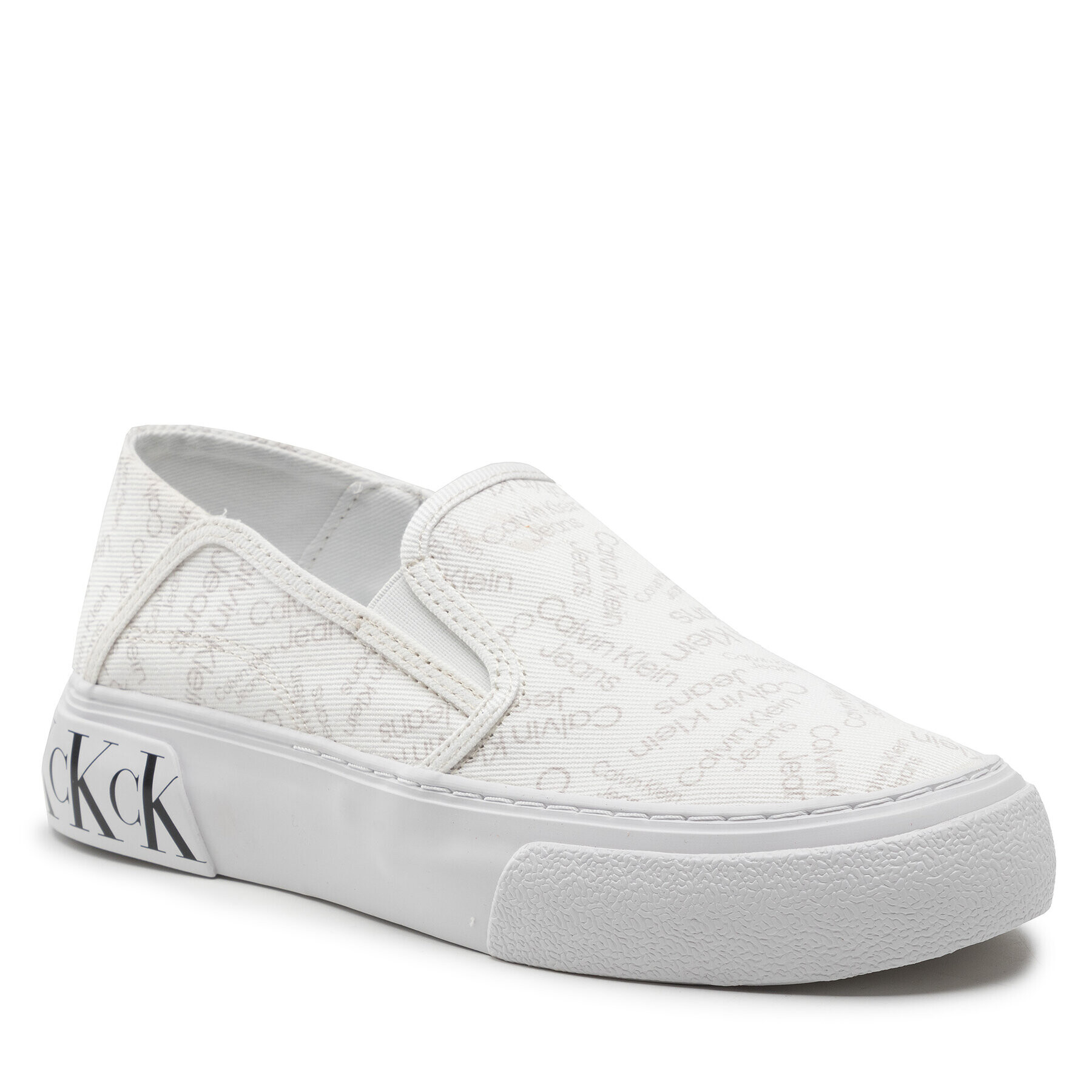 Calvin Klein Jeans Teniszcipő Skater Vulcanized 3 YW0YW006240 Fehér - Pepit.hu