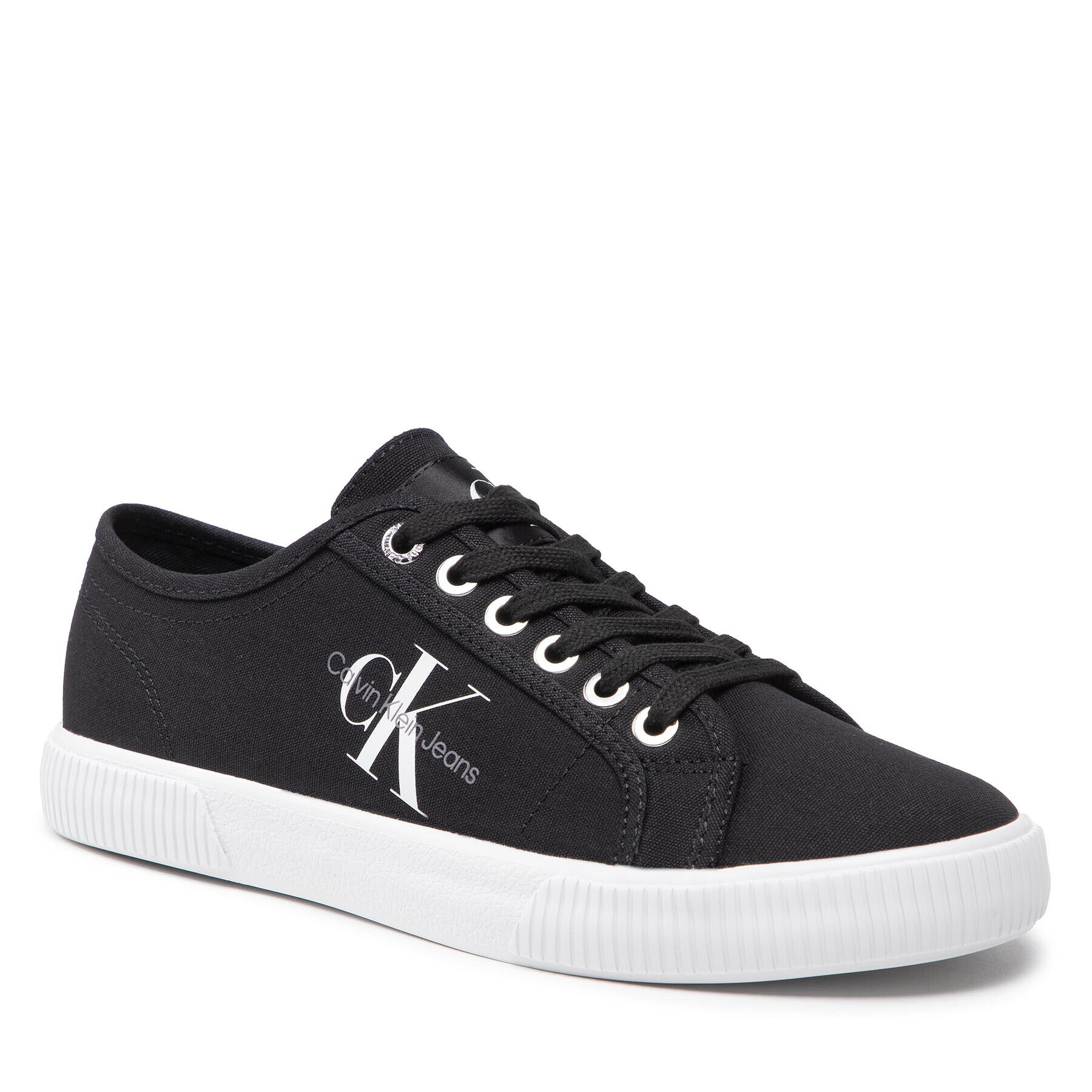 Calvin Klein Jeans Teniszcipő Vulcanized Essential 1 YW0YW00482 Fekete - Pepit.hu