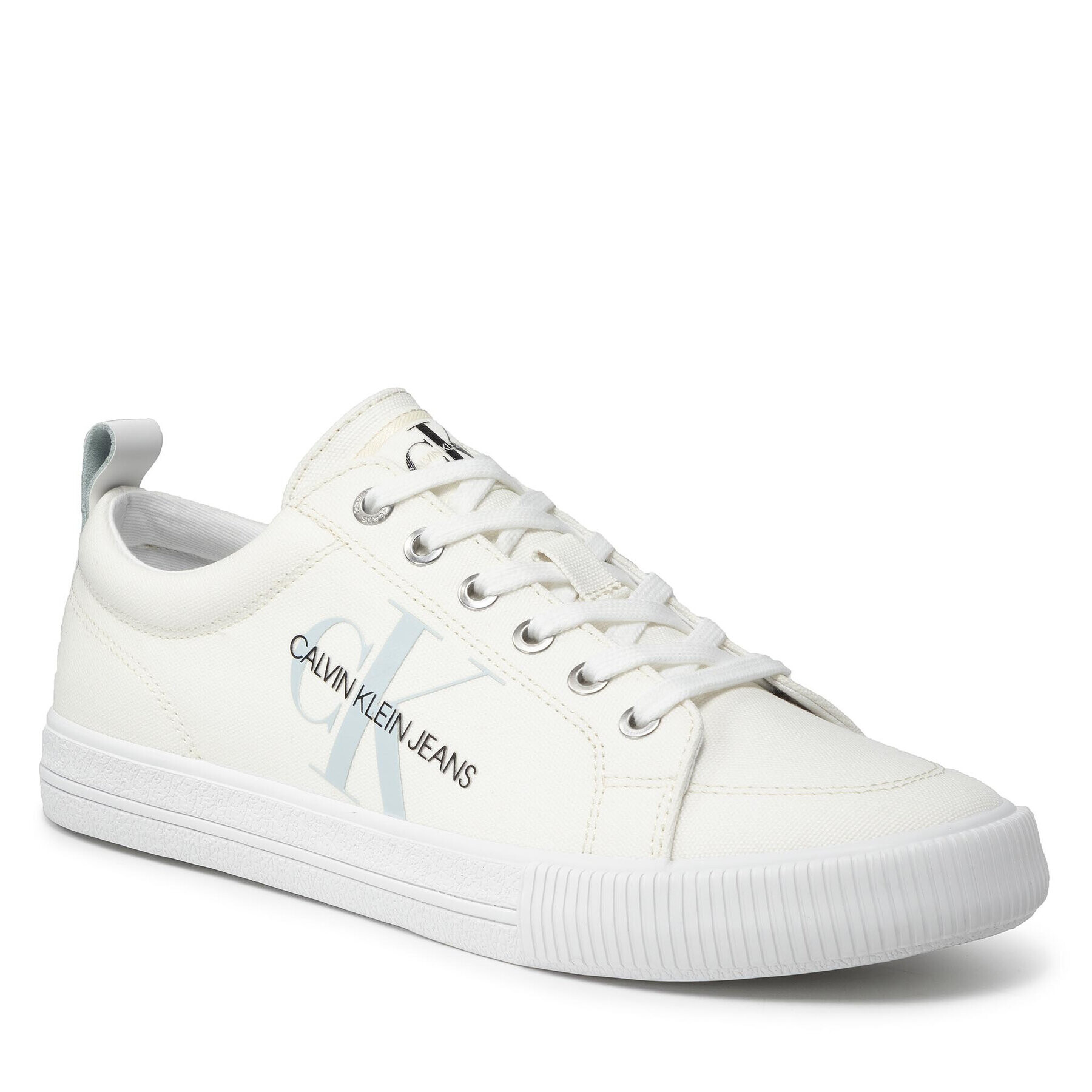 Calvin Klein Jeans Teniszcipő Vulcanized Laceup Sneaker YM0YM00274 Fehér - Pepit.hu