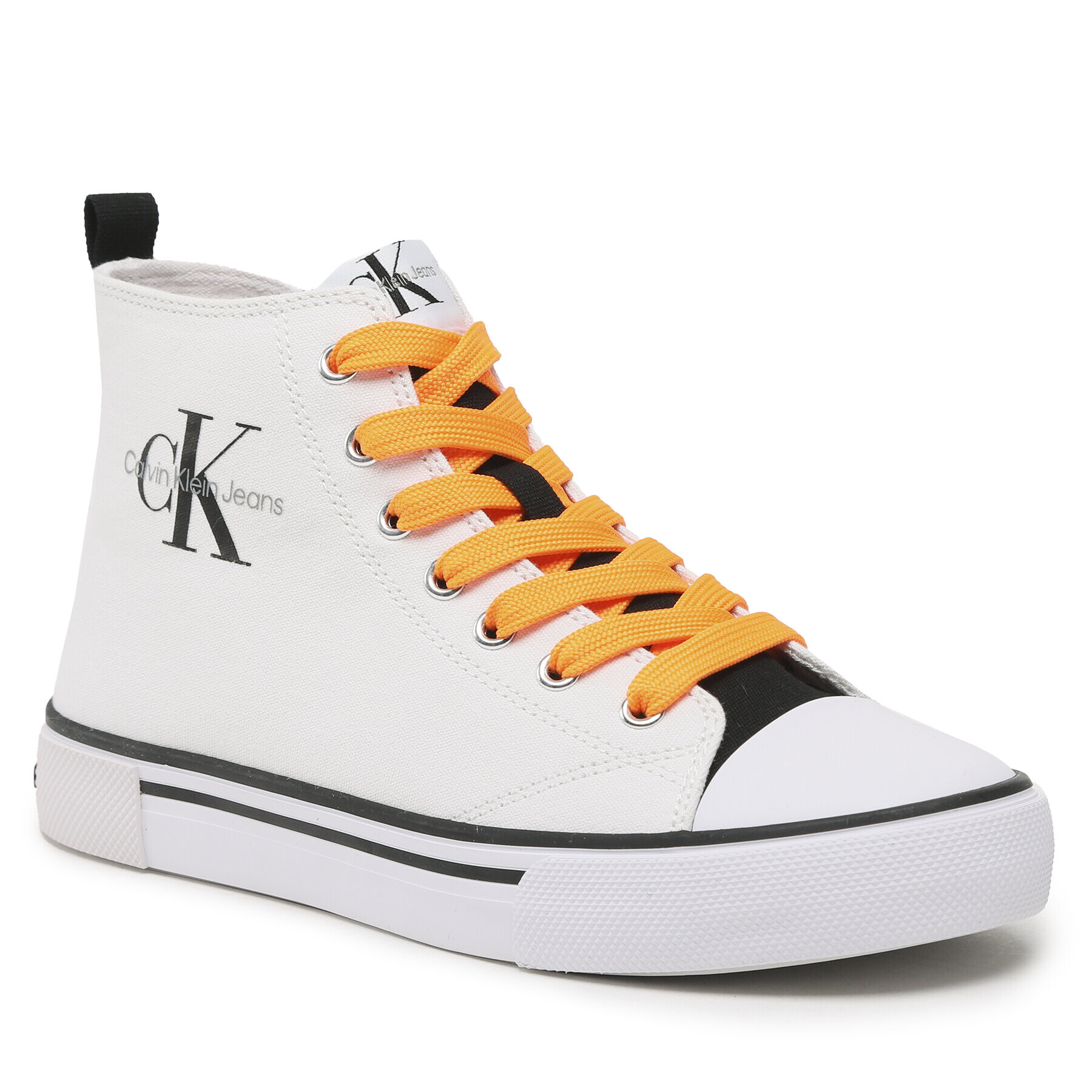 Calvin Klein Jeans Tornacipő High Top Lace-Up Sneaker V3X9-80569-0890 S Fehér - Pepit.hu