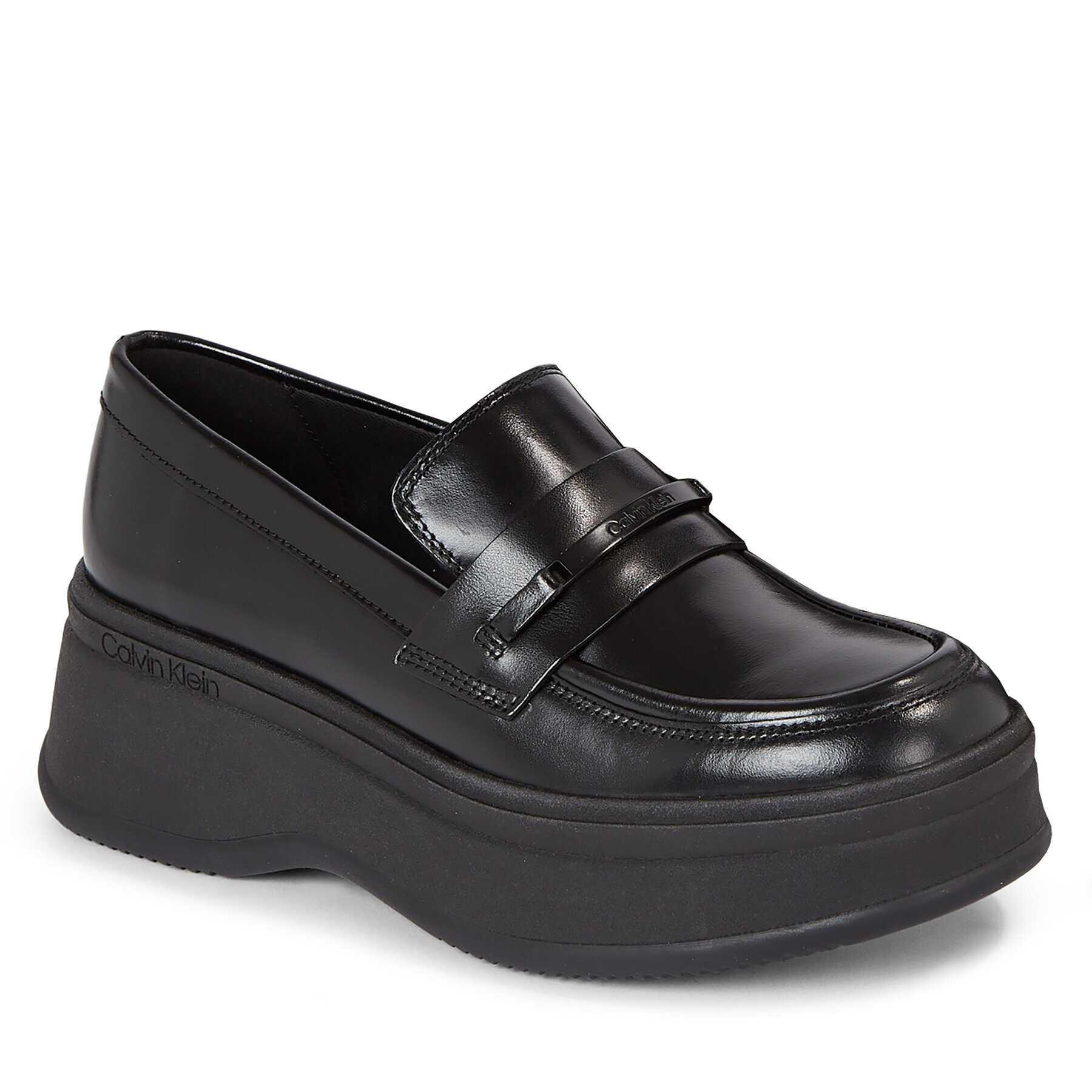 Calvin Klein Loaferek Pitched Loafer W/Hw HW0HW01817 Fekete - Pepit.hu