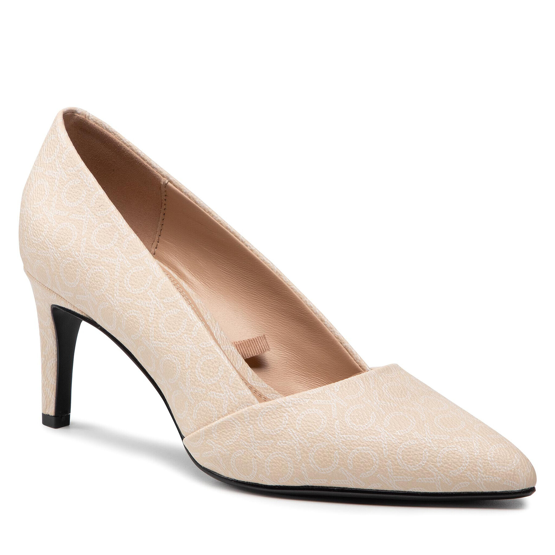 Calvin Klein Magassarkú Essential Pump 70 HW0HW00847 Bézs - Pepit.hu