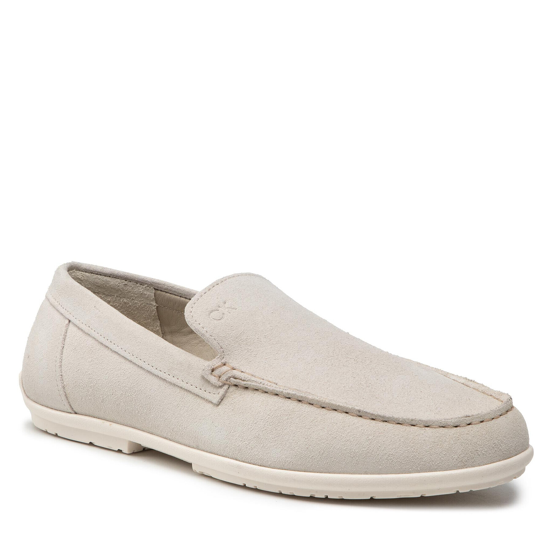 Calvin Klein Mokaszin Driving Shoe Sue HM0HM00433 Szürke - Pepit.hu