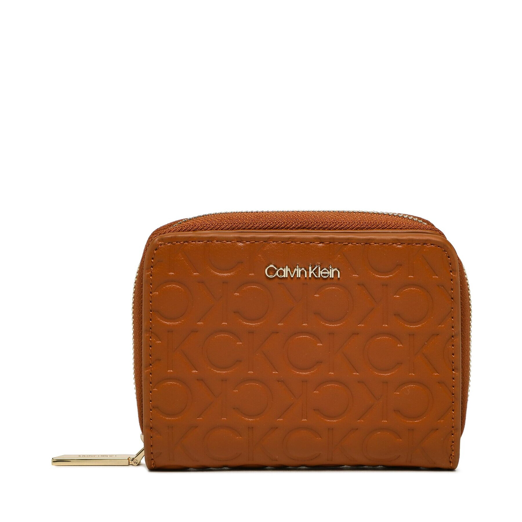 Calvin Klein Nagy női pénztárca Ck Must Za Wallet Wf Md Emboss K60K610251 Barna - Pepit.hu