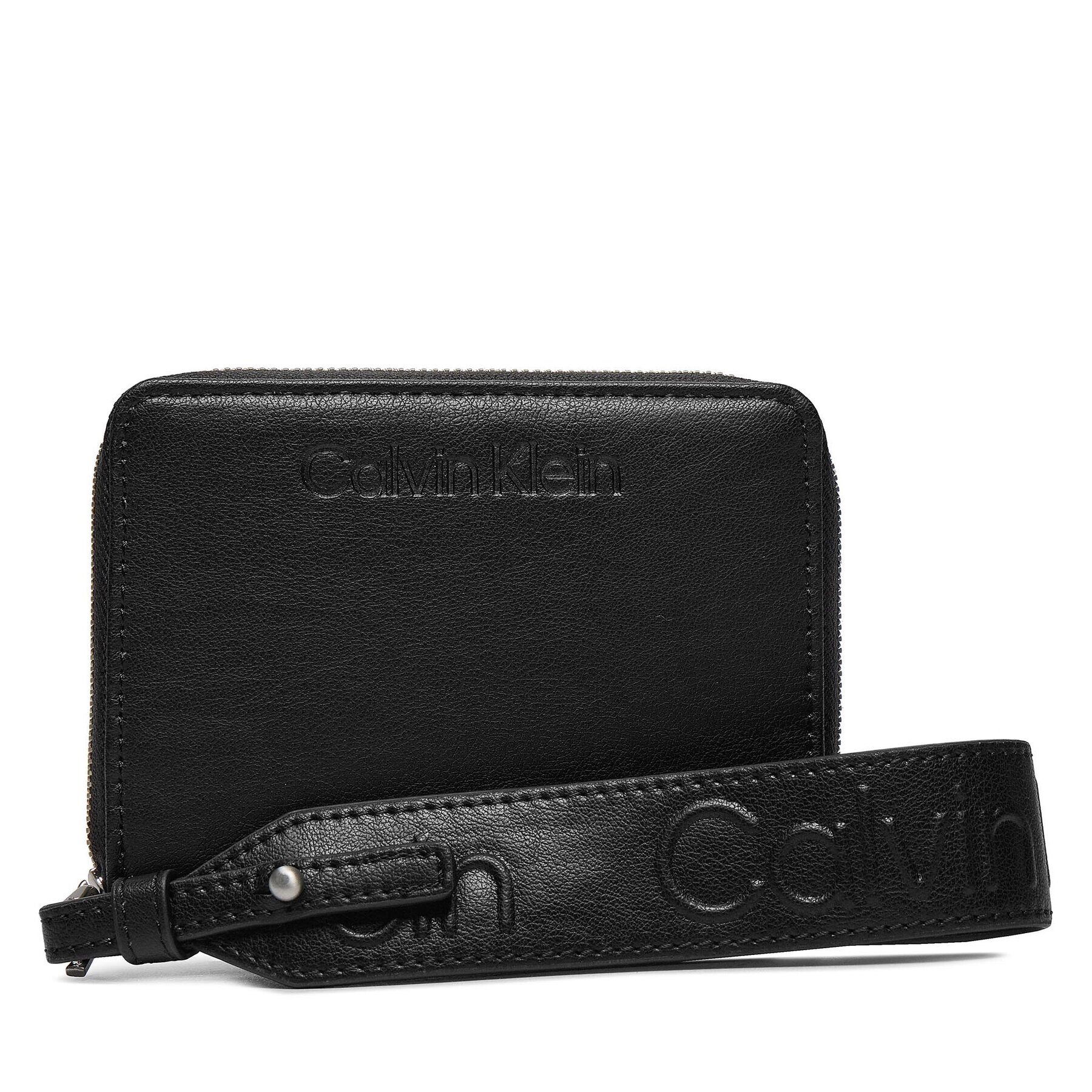 Calvin Klein Nagy női pénztárca Gracie Wallet W/Strap Md K60K611387 Fekete - Pepit.hu