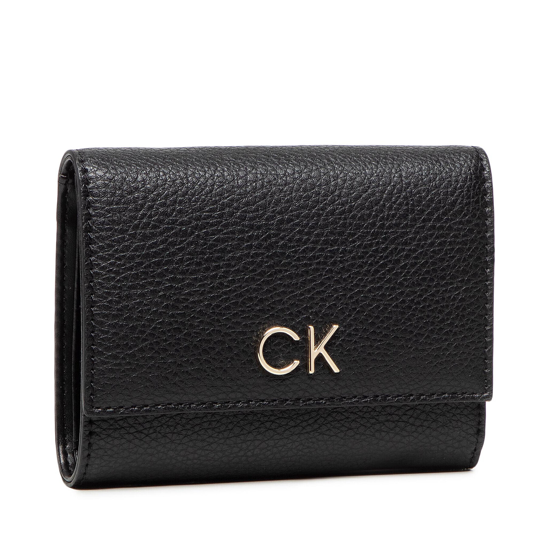 Calvin Klein Nagy női pénztárca Re-Lock Trifold Md Pbl K60K609492 Fekete - Pepit.hu