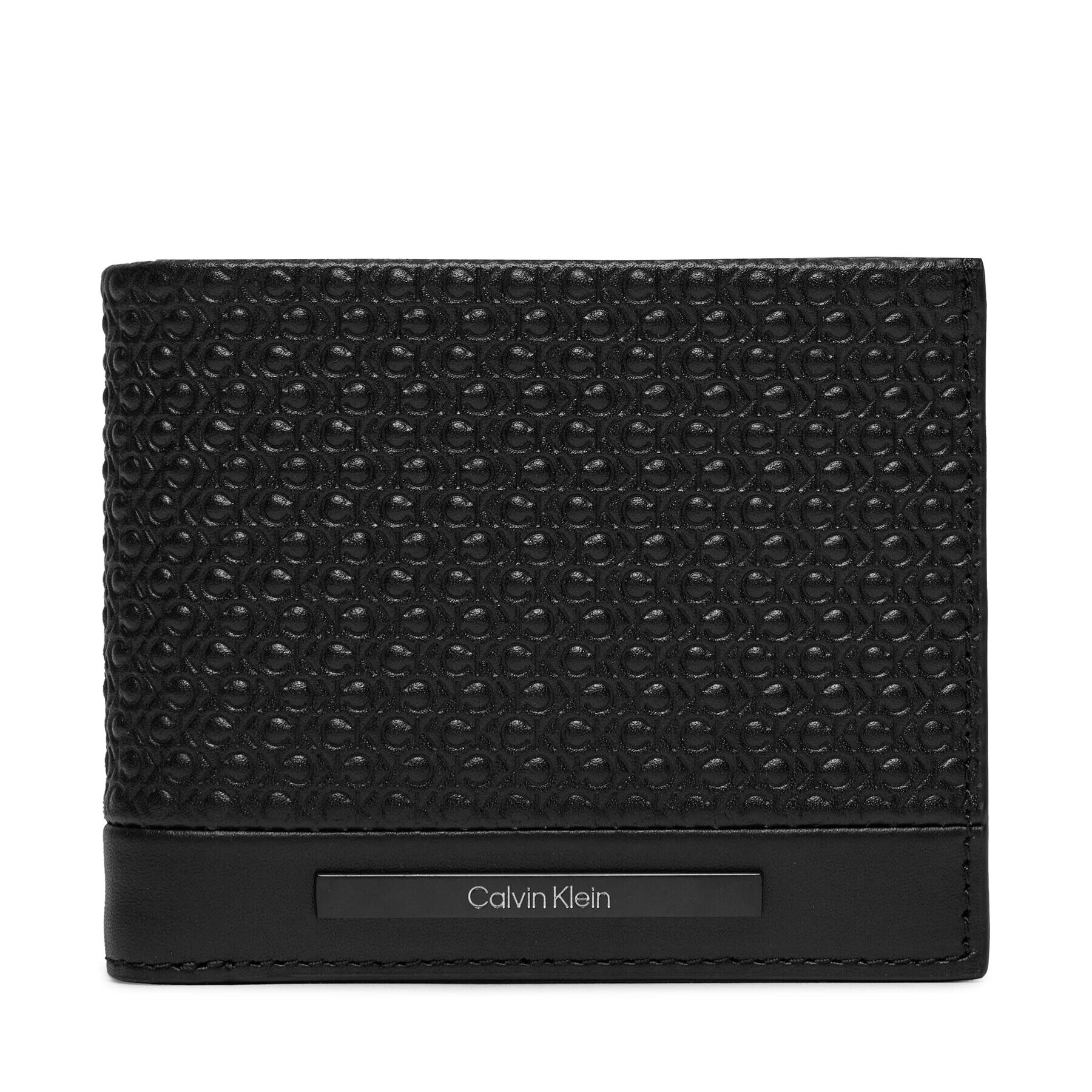 Calvin Klein Nagyméretű férfi pénztárca Modern Bar Bifold 5Cc W/Coin K50K511378 Fekete - Pepit.hu