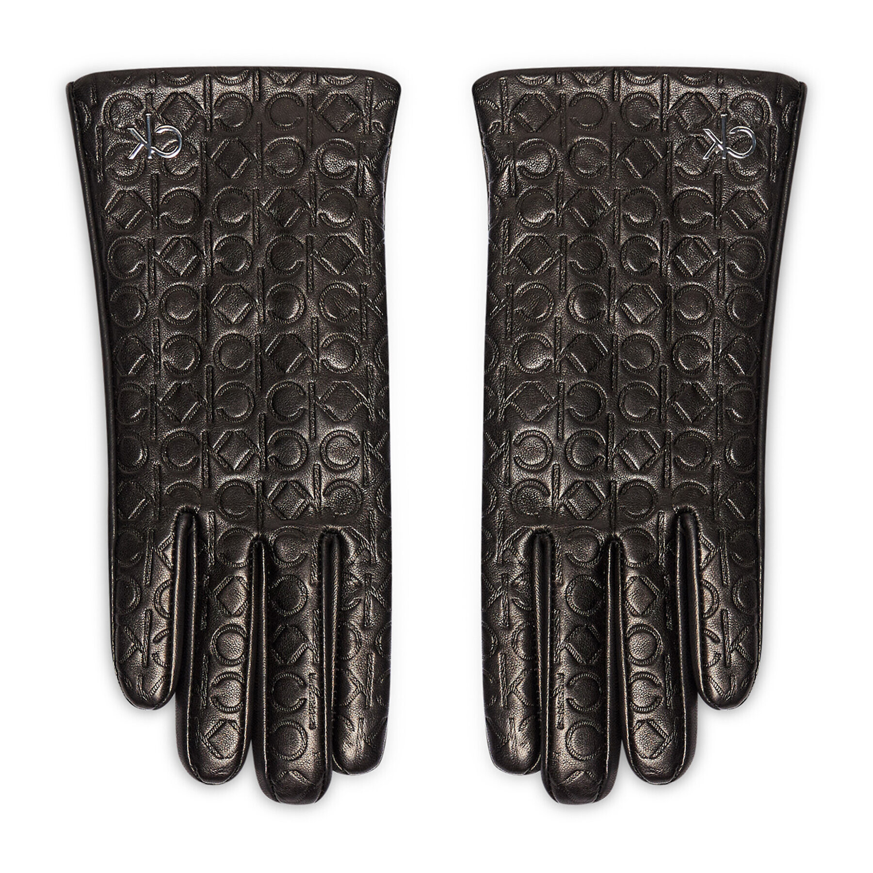 Calvin Klein Női kesztyű Re-Lock Embossed Gloves K60K608509 Fekete - Pepit.hu