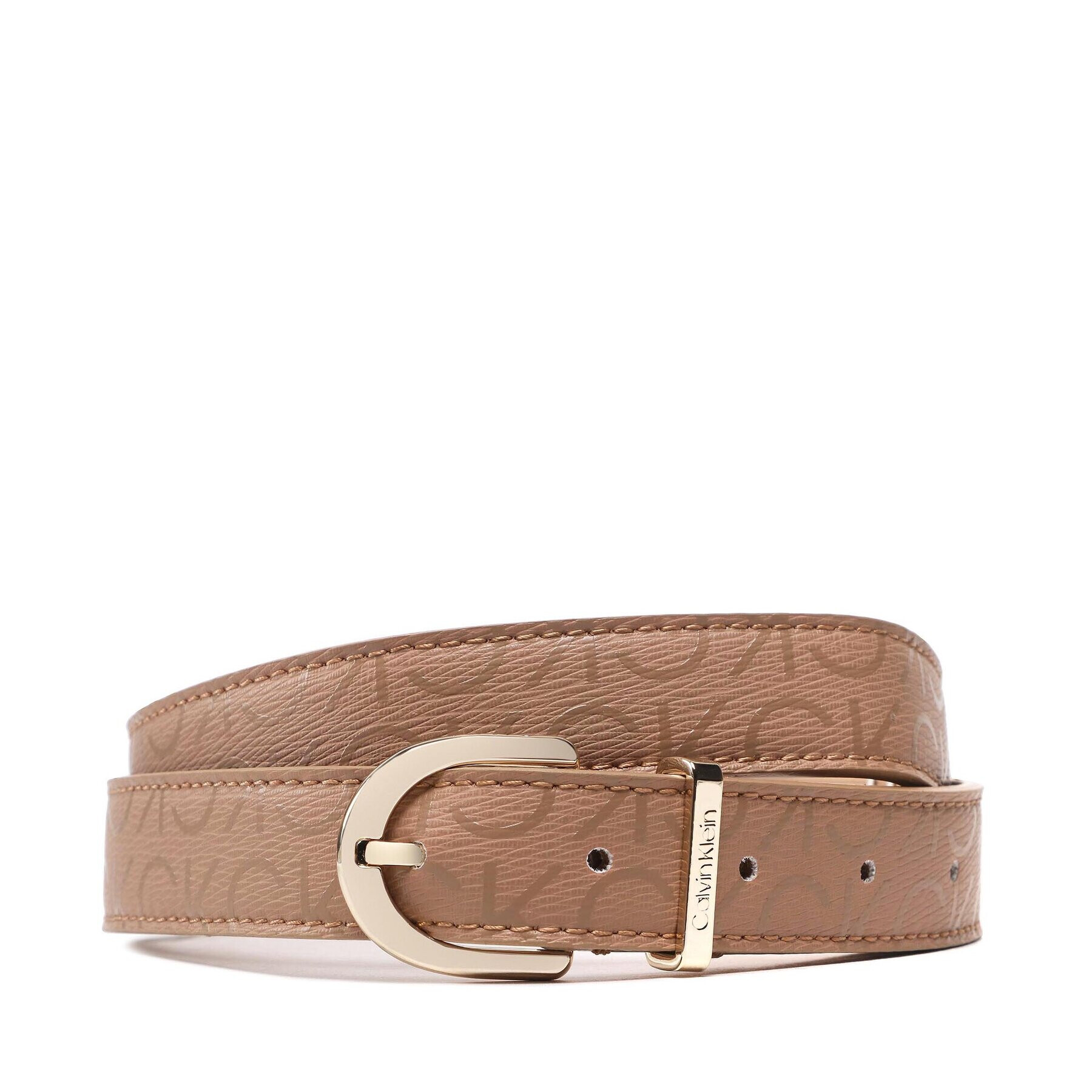 Calvin Klein Női öv Ck Must Rnd Belt 25Mm Epi Mono K60K610009 Bézs - Pepit.hu