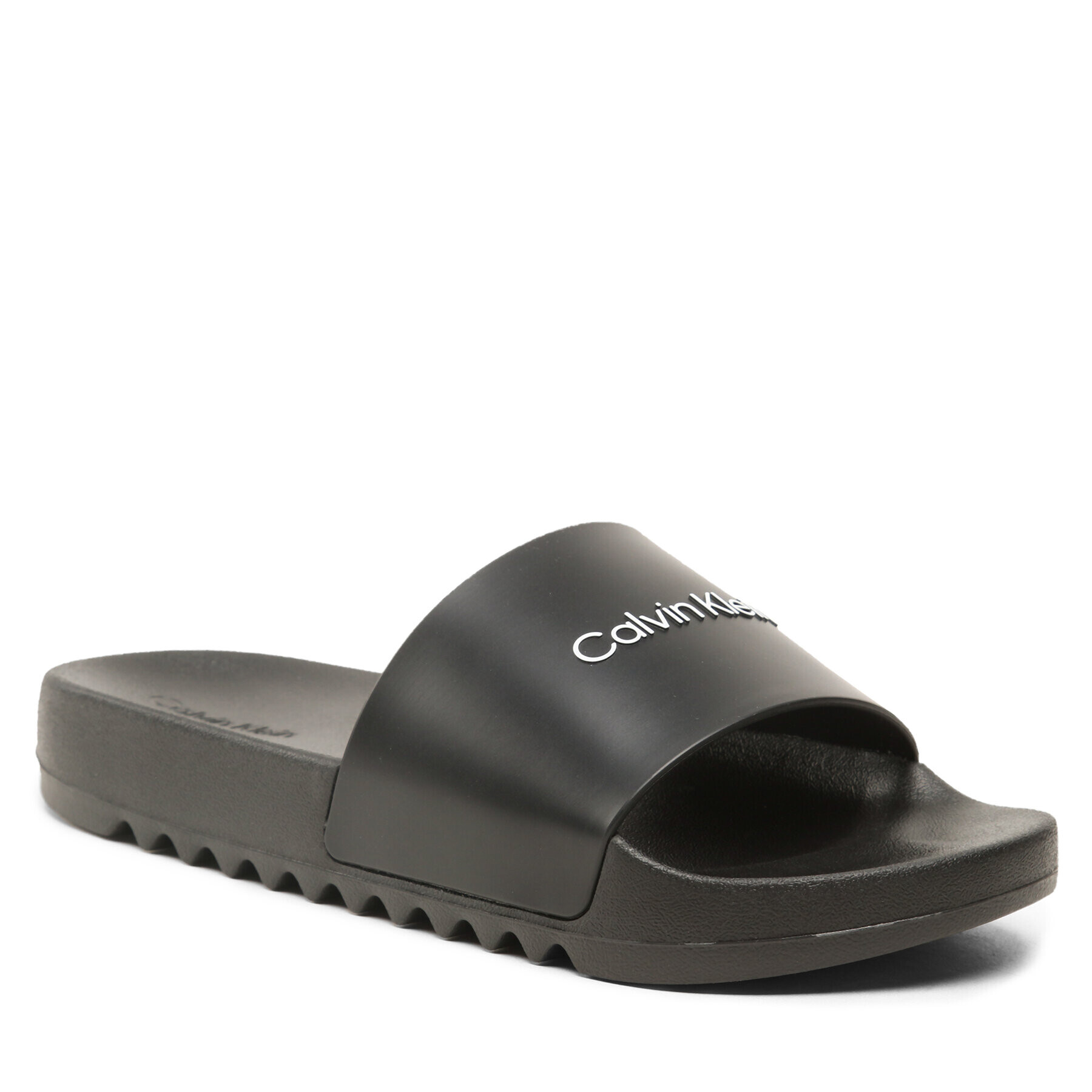 Calvin Klein Papucs Chuncky Pool Slide Rub HM0HM01063 Fekete - Pepit.hu