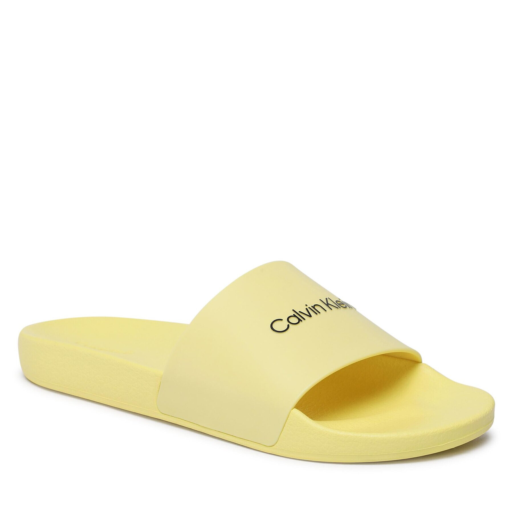 Calvin Klein Papucs Pool Slide Rubber HM0HM00455 Sárga - Pepit.hu