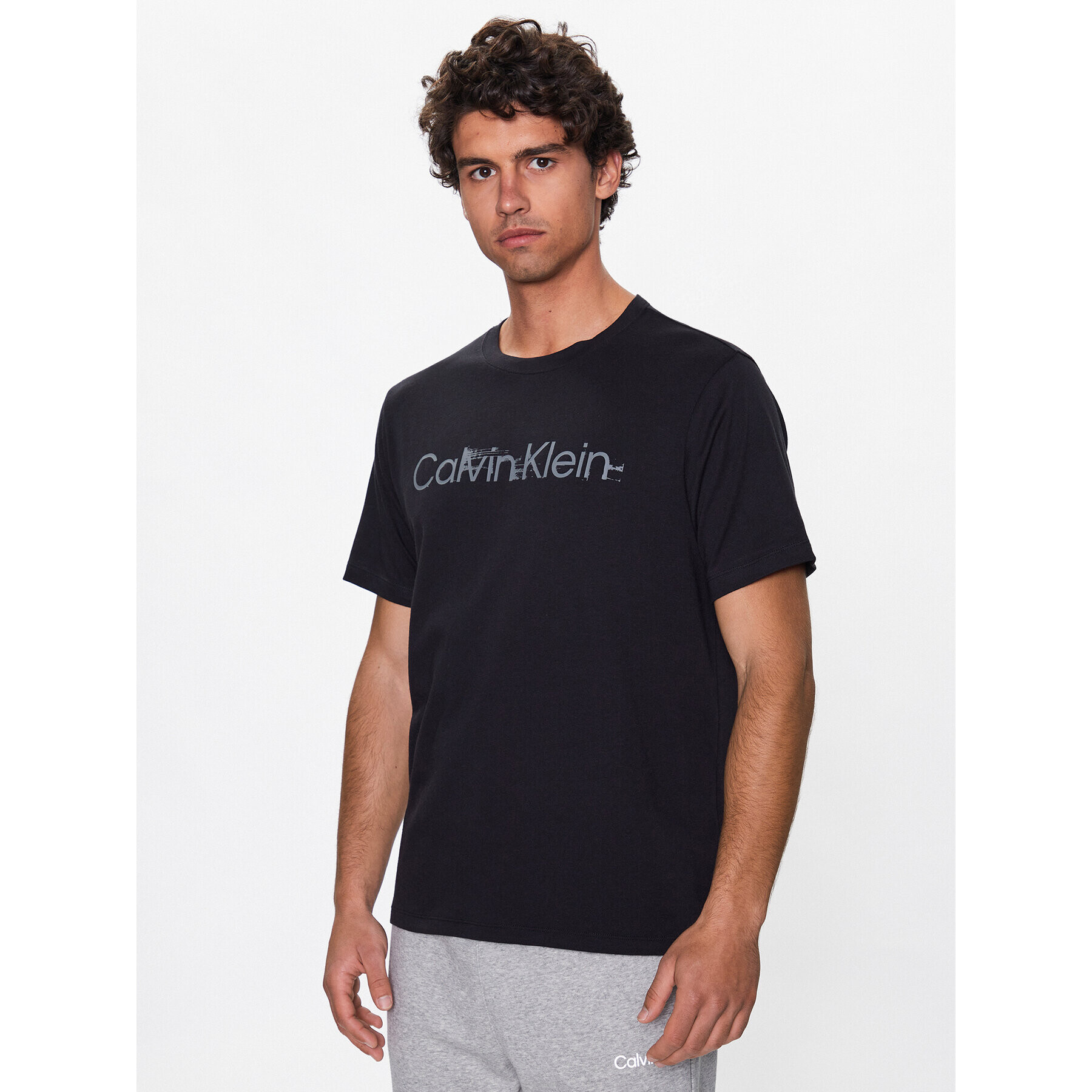 Calvin Klein Performance Póló 00GMS3K110 Fekete Regular Fit - Pepit.hu