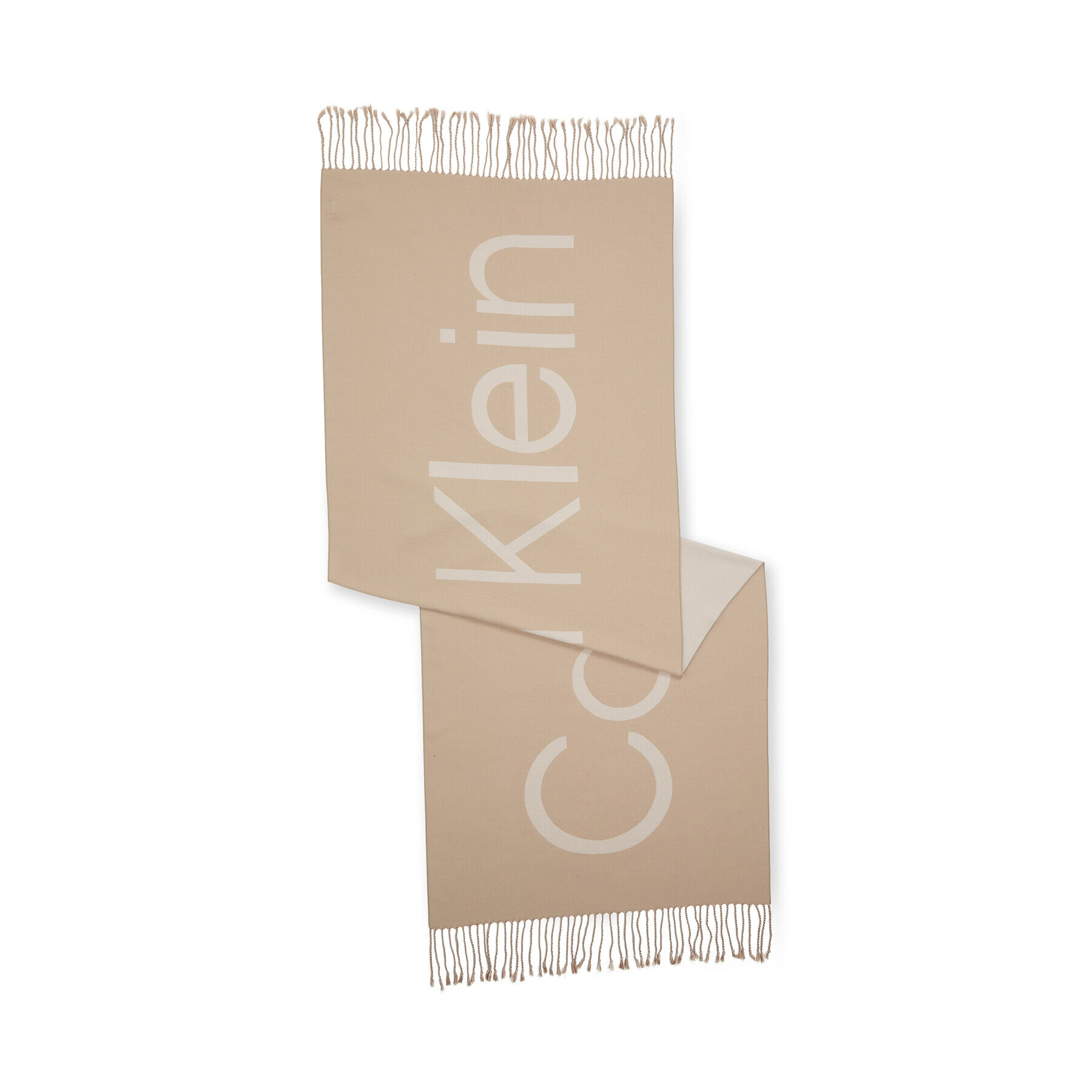 Calvin Klein Sál Fringes Scarf 65X195 K60K607322 Bézs - Pepit.hu