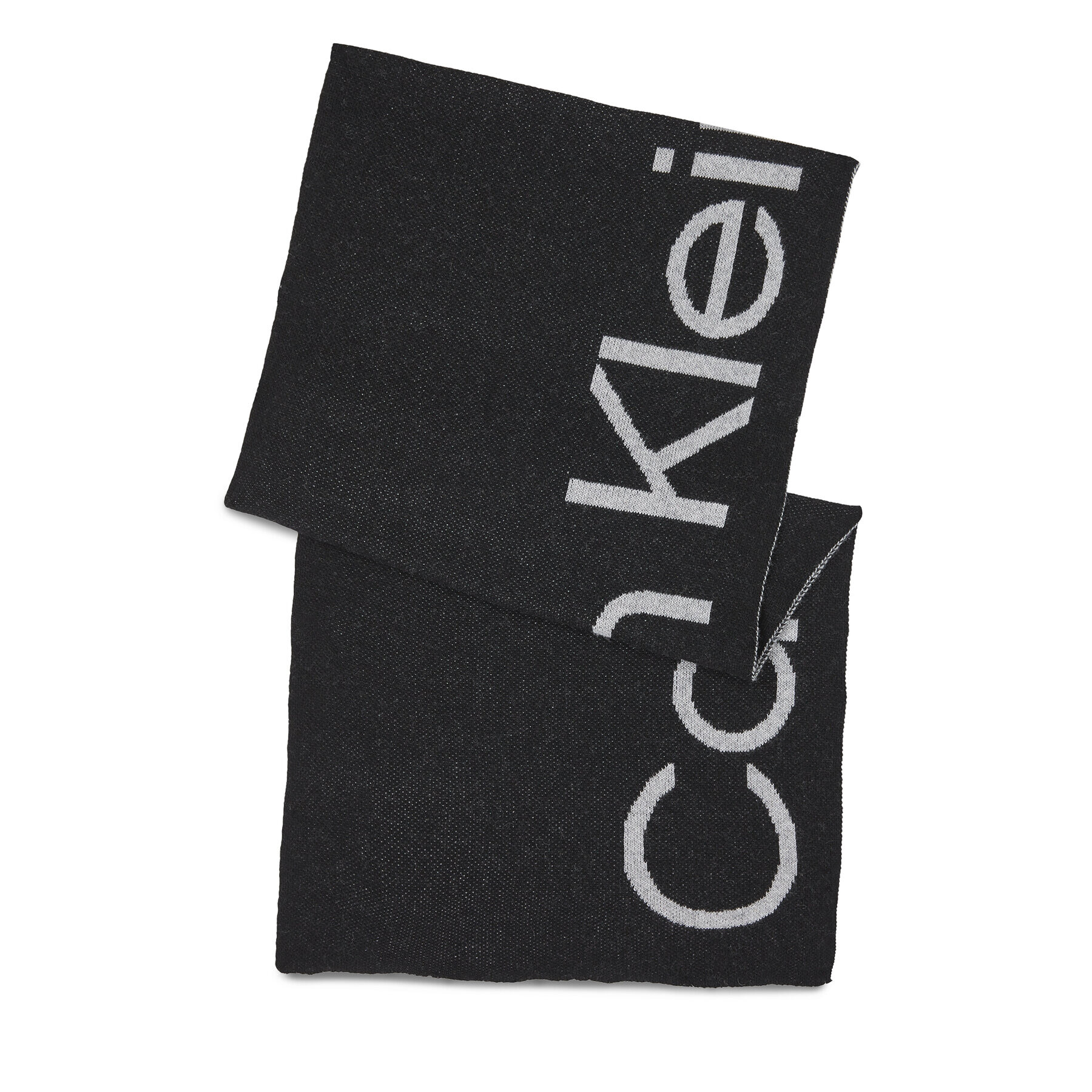 Calvin Klein Sál Logo Reverso Tonal Scarf 40X180 K60K611117 Fekete - Pepit.hu