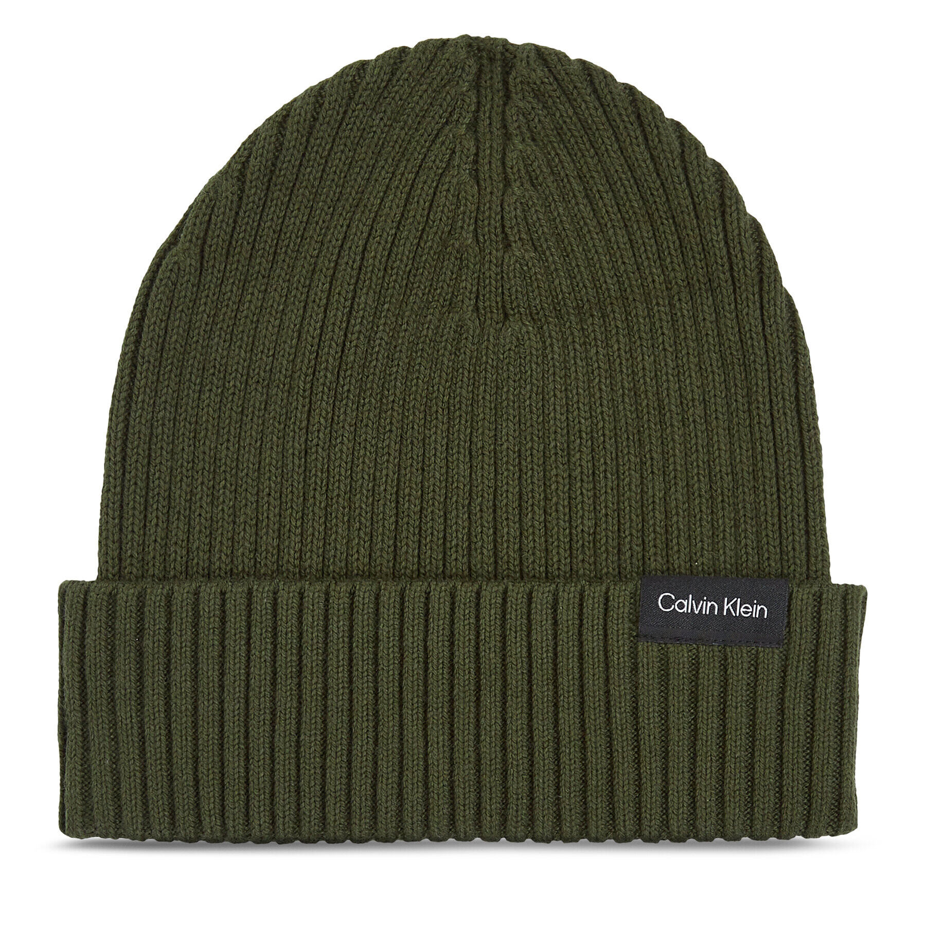 Calvin Klein Sapka Classic Cotton Rib Beanie K50K510982 Zöld - Pepit.hu