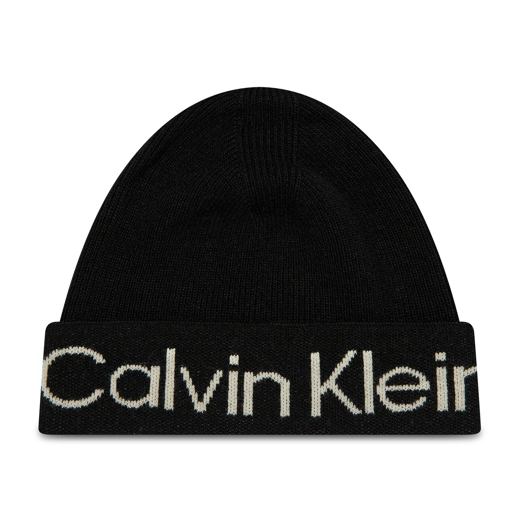 Calvin Klein Sapka Eco Knit Beanie K60K608518 Fekete - Pepit.hu