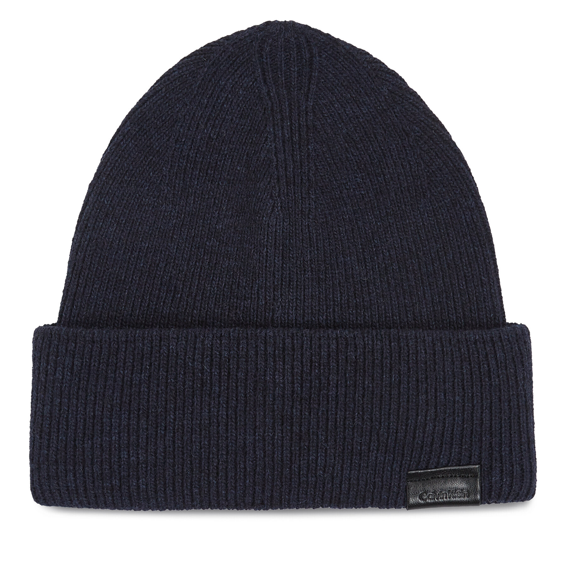 Calvin Klein Sapka Leather Patch Docker Beanie K50K510978 Sötétkék - Pepit.hu