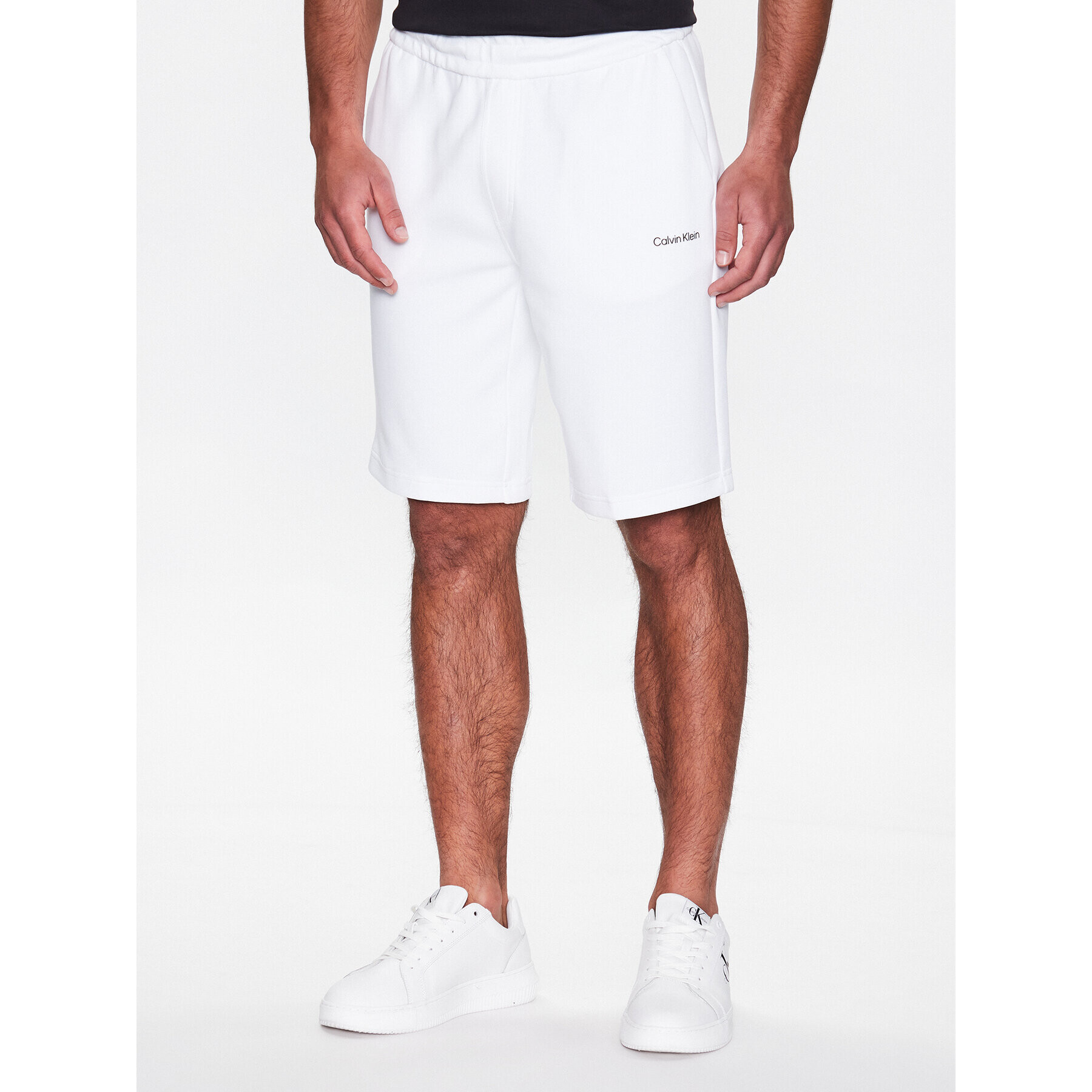 Calvin Klein Sport rövidnadrág Micro Logo K10K111208 Fehér Regular Fit - Pepit.hu