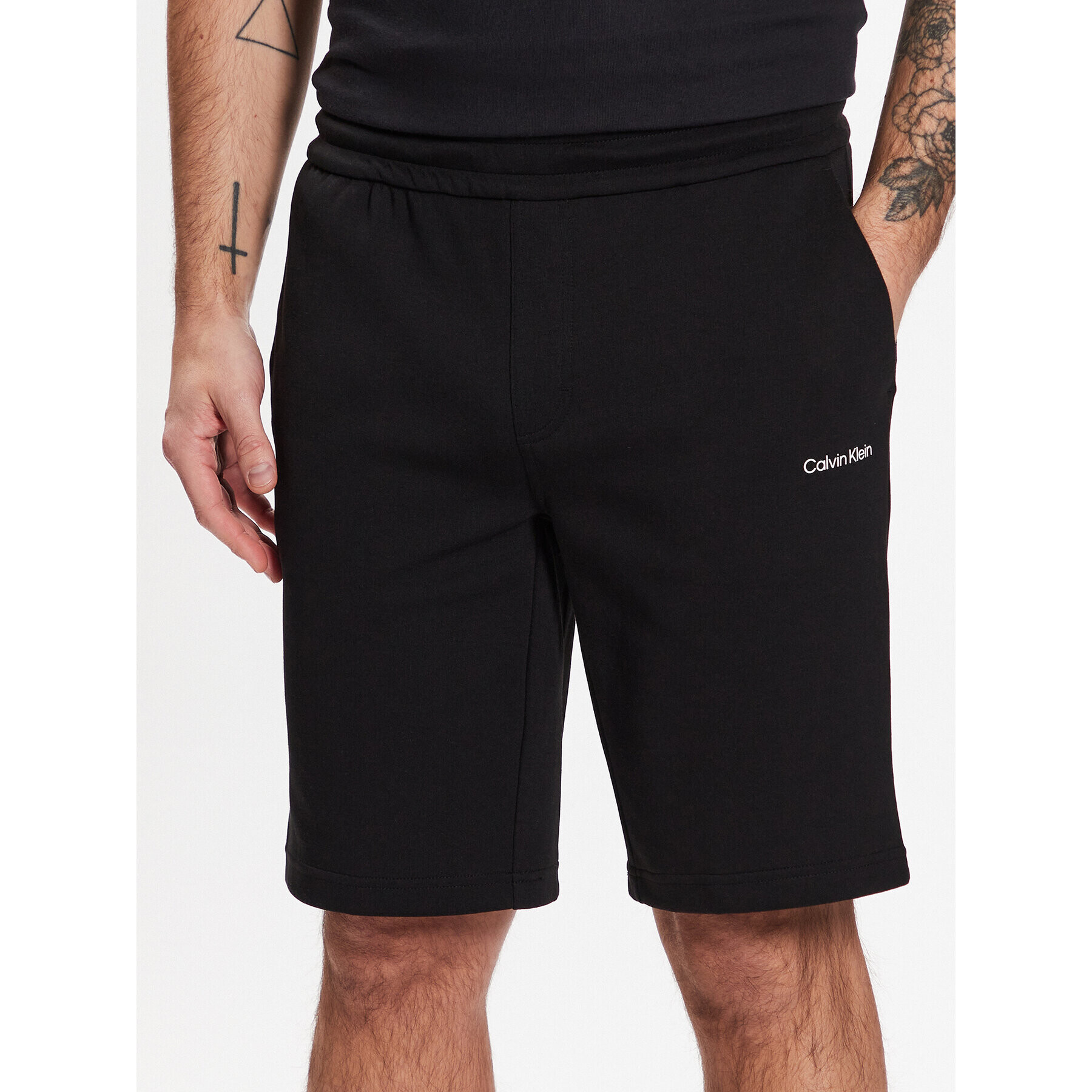 Calvin Klein Sport rövidnadrág Micro Logo K10K111208 Fekete Regular Fit - Pepit.hu