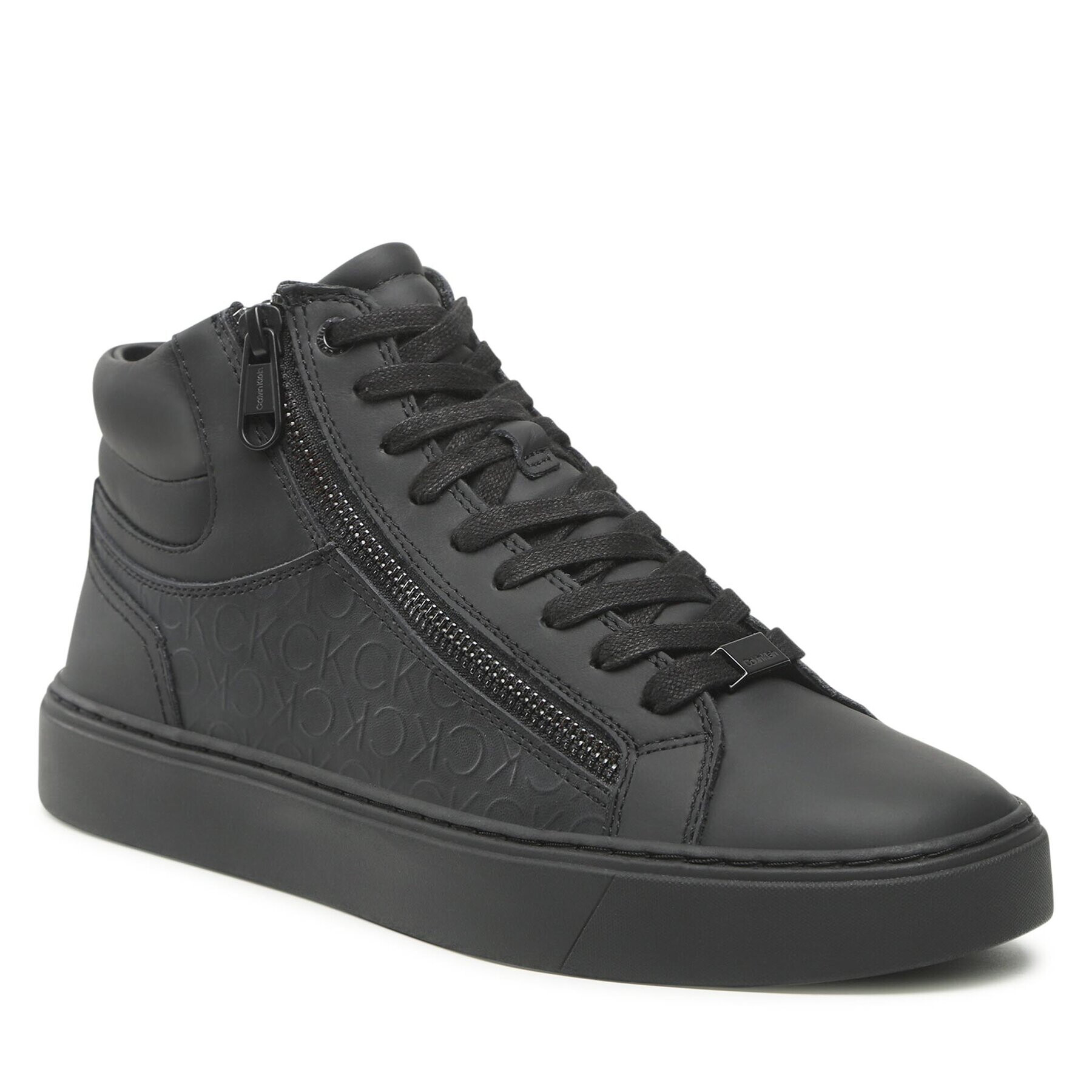 Calvin Klein Sportcipő High Top Lace Up HM0HM00812 Fekete - Pepit.hu