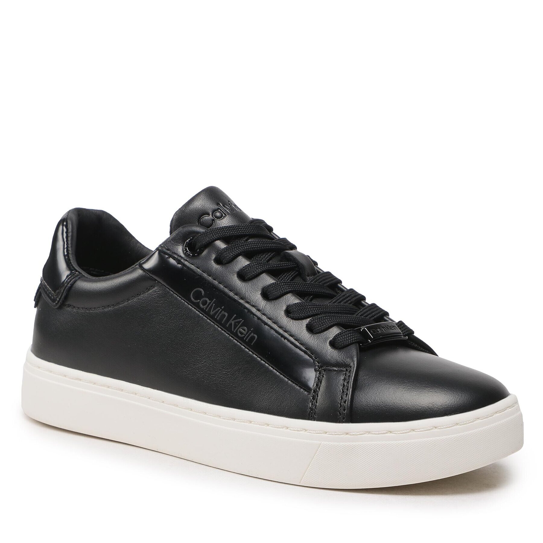 Calvin Klein Sportcipő Logo Cupsole Lace Up HW0HW01353 Fekete - Pepit.hu