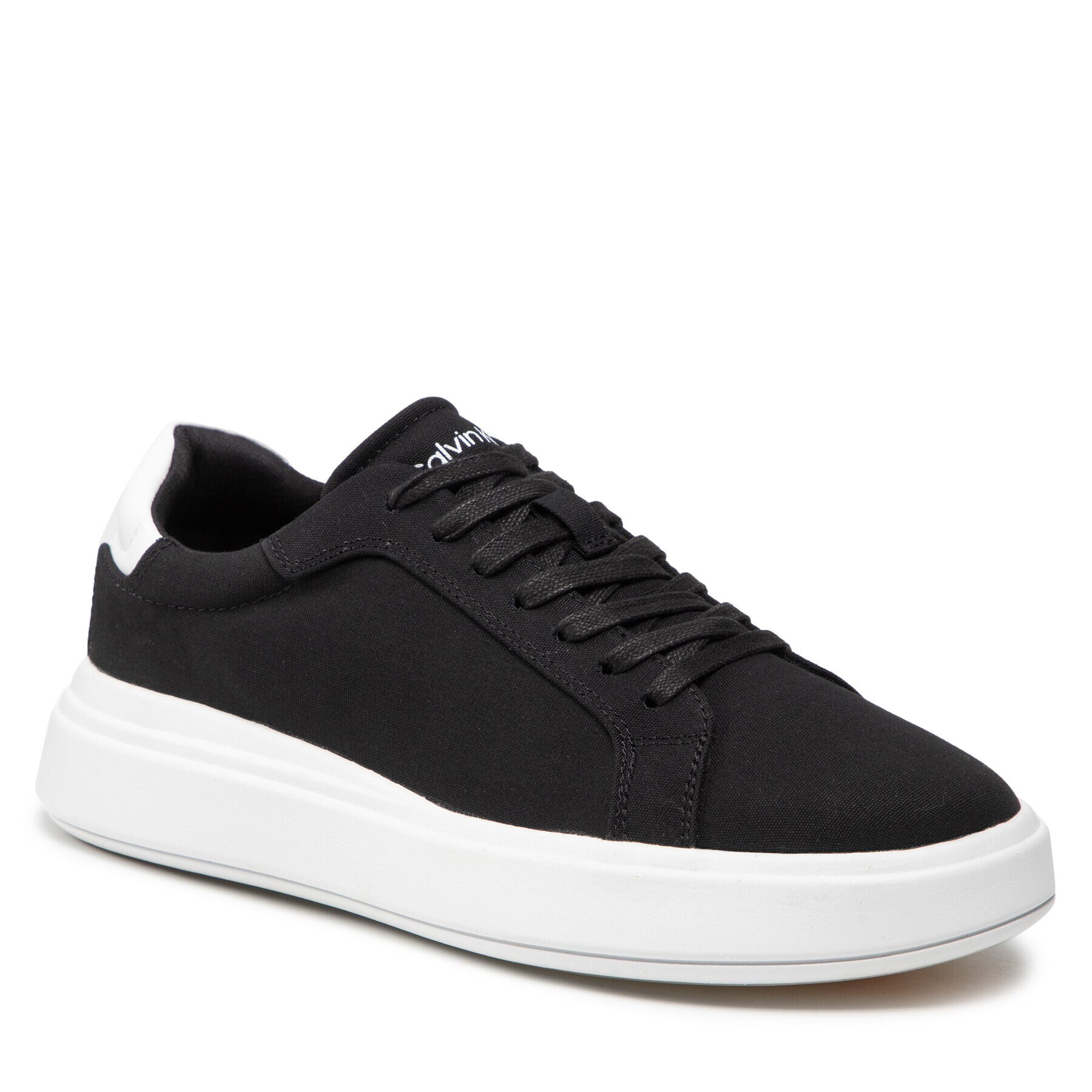 Calvin Klein Sportcipő Low Top Lace Up Cv Mix Rec HM0HM00512 Fekete - Pepit.hu