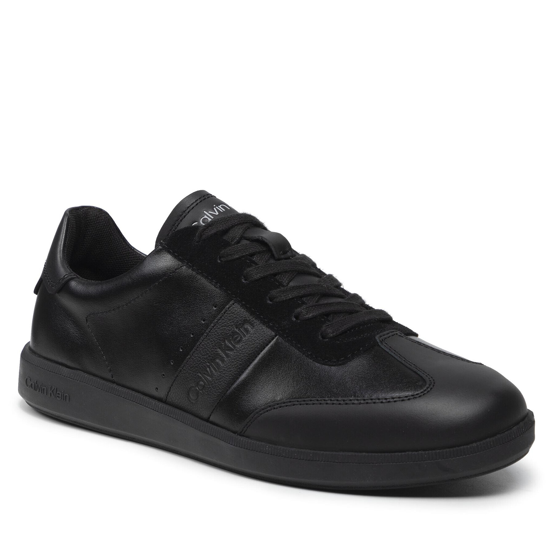 Calvin Klein Sportcipő Low Top Lace Up Lth HM0HM00284 Fekete - Pepit.hu