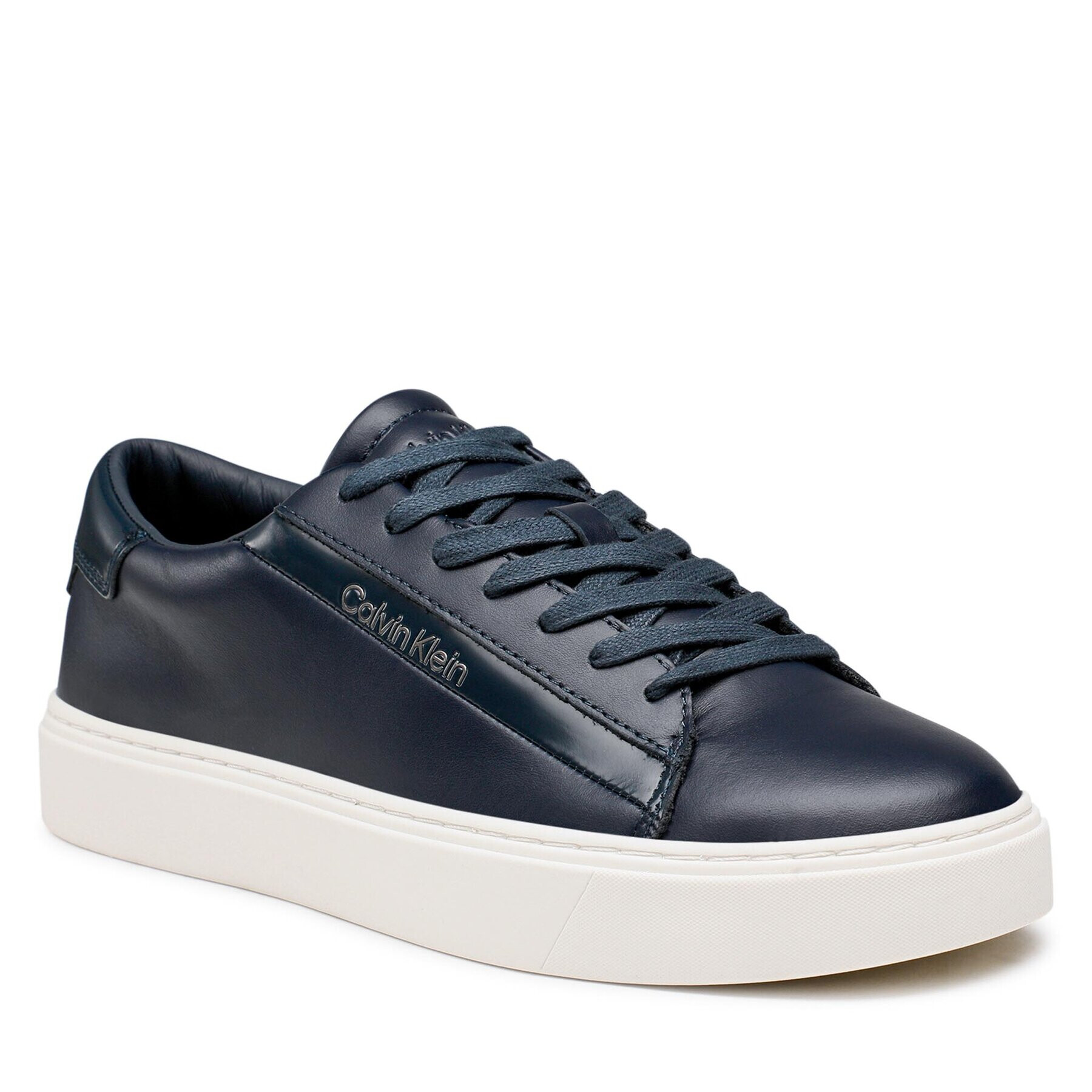 Calvin Klein Sportcipő Low Top Lace Up Lth HM0HM00861 Sötétkék - Pepit.hu