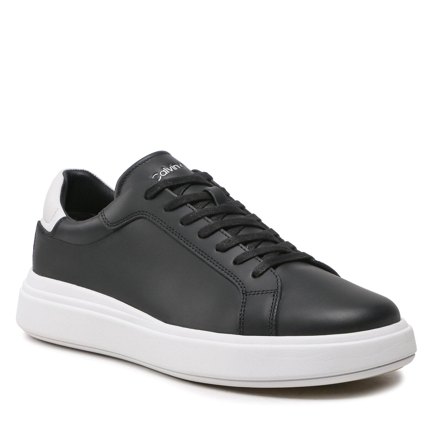 Calvin Klein Sportcipő Low Top Lace Up Lth HM0HM01016 Fekete - Pepit.hu