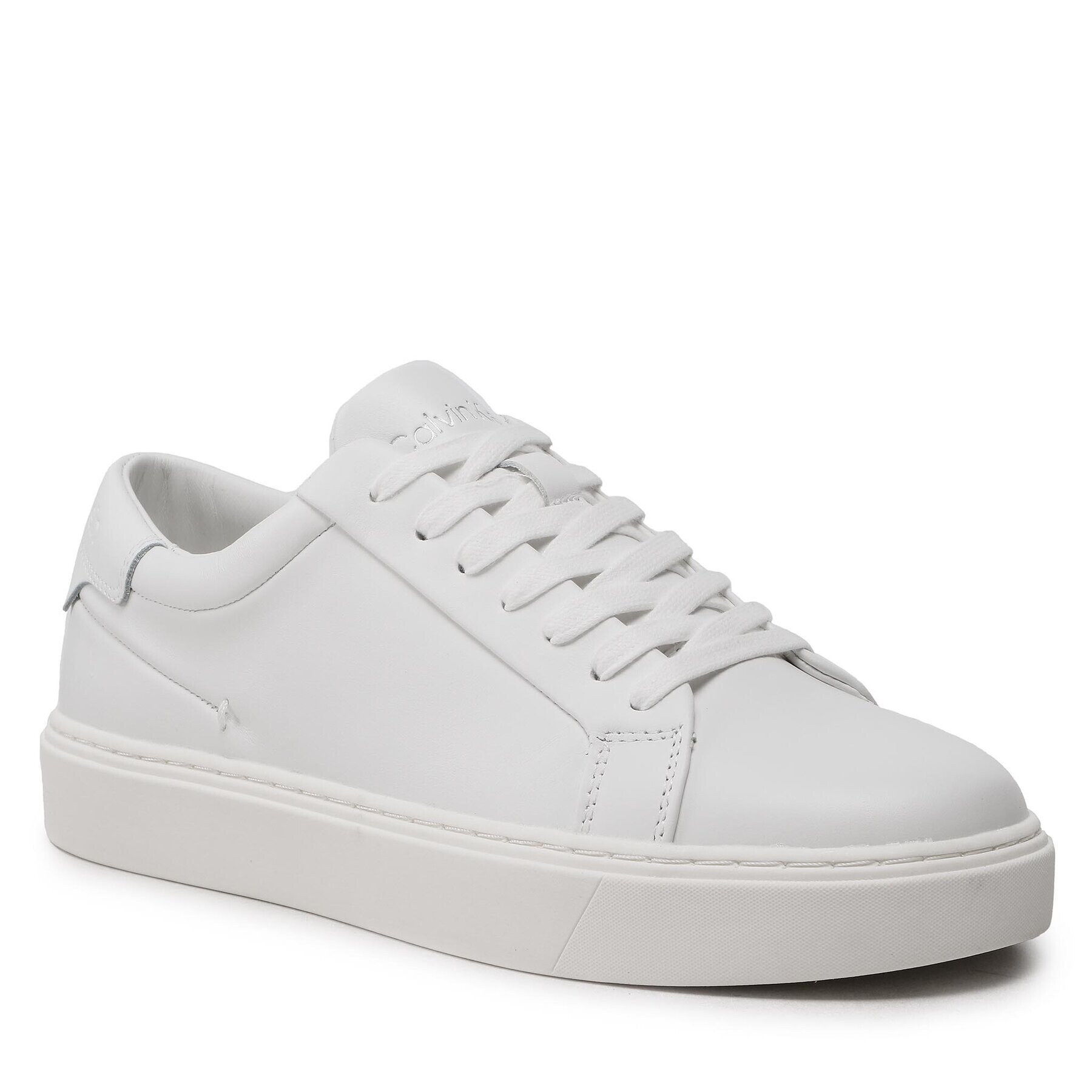 Calvin Klein Sportcipő Low Top Lace Up Lth Sm HM0HM01018 Fehér - Pepit.hu