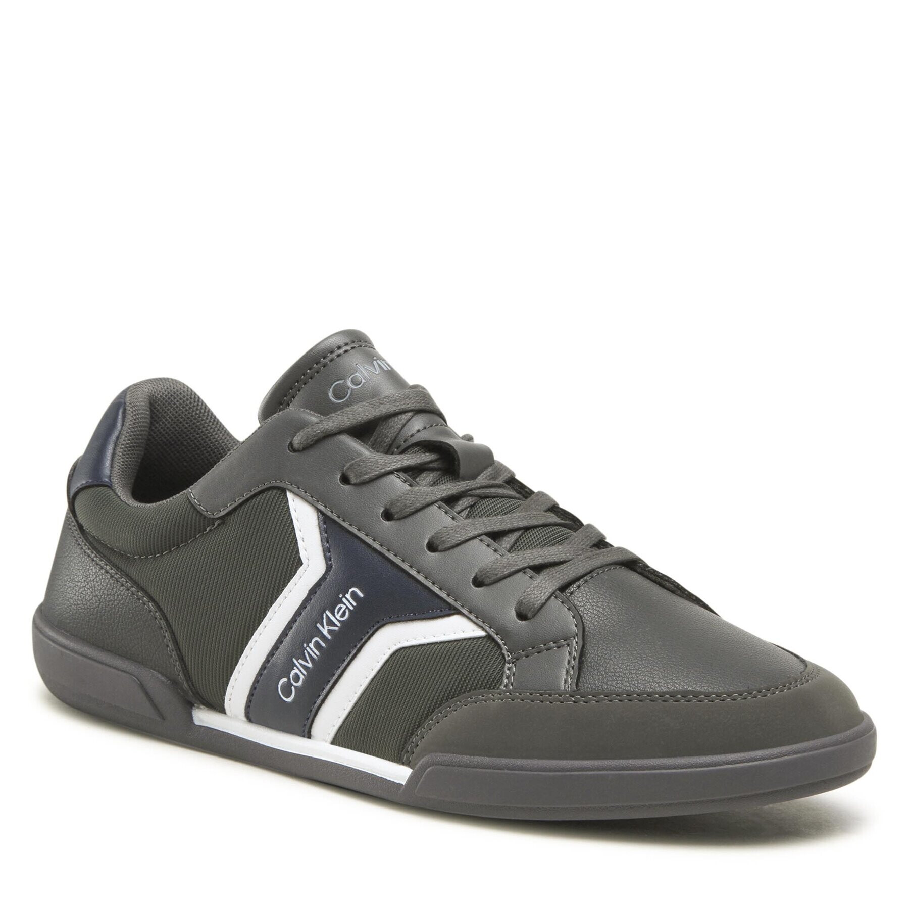 Calvin Klein Sportcipő Low Top Lace Up Mix HM0HM00248 Szürke - Pepit.hu